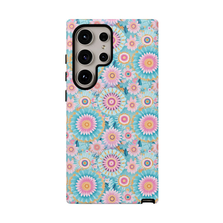 Boho Modern Watercolor Abstract Phone Case Compatible with iPhone, Samsung & More - Stylish, Durable Protection with Vibrant Artistic Design Perfect Gift for Her