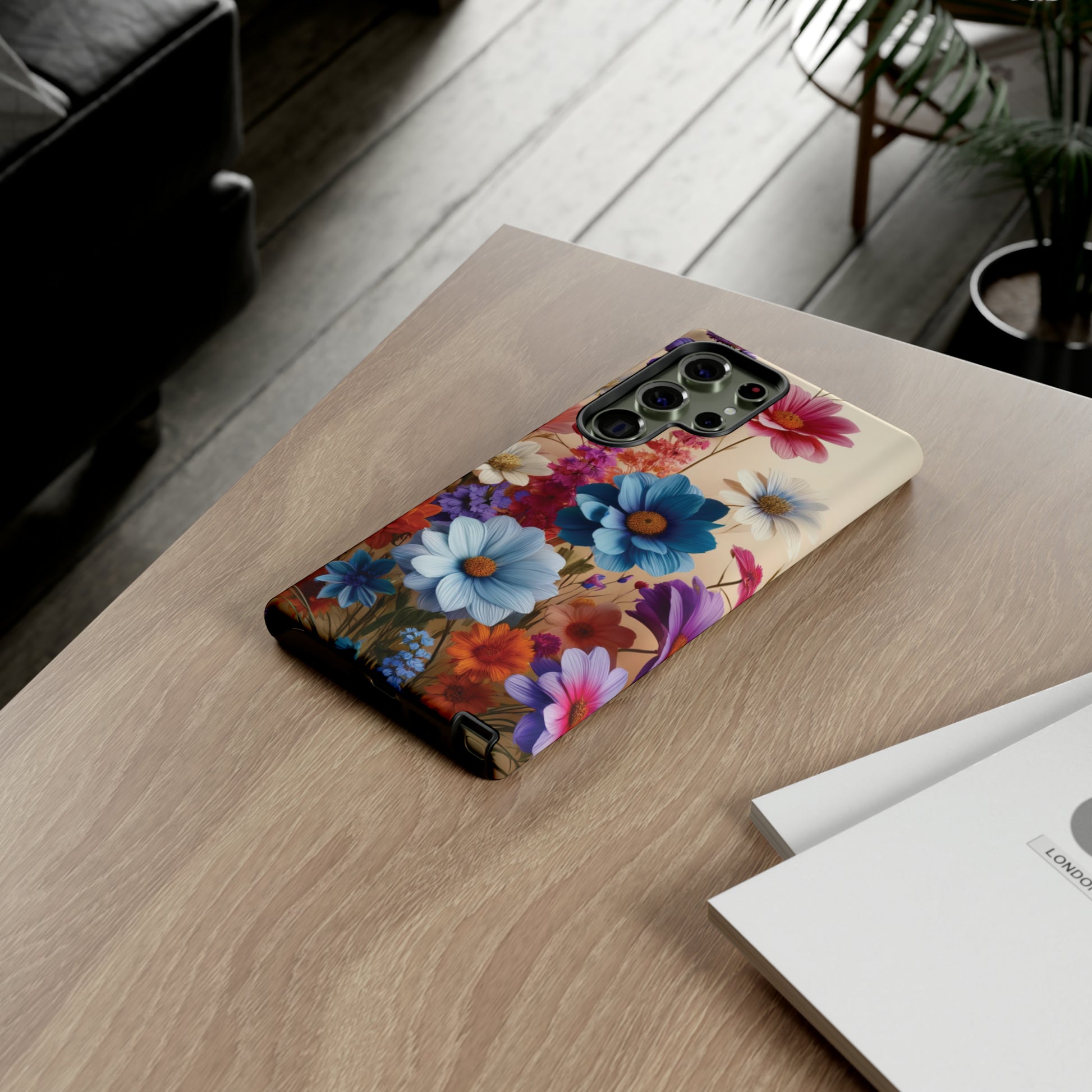 Best Phone Case Floral 3D Illusion Luxury Tough Case Floral Elegant Durable Stylish for Modern Devices iPhone 15, Samsung iPhone Samsung Accessory Gift for Her.
