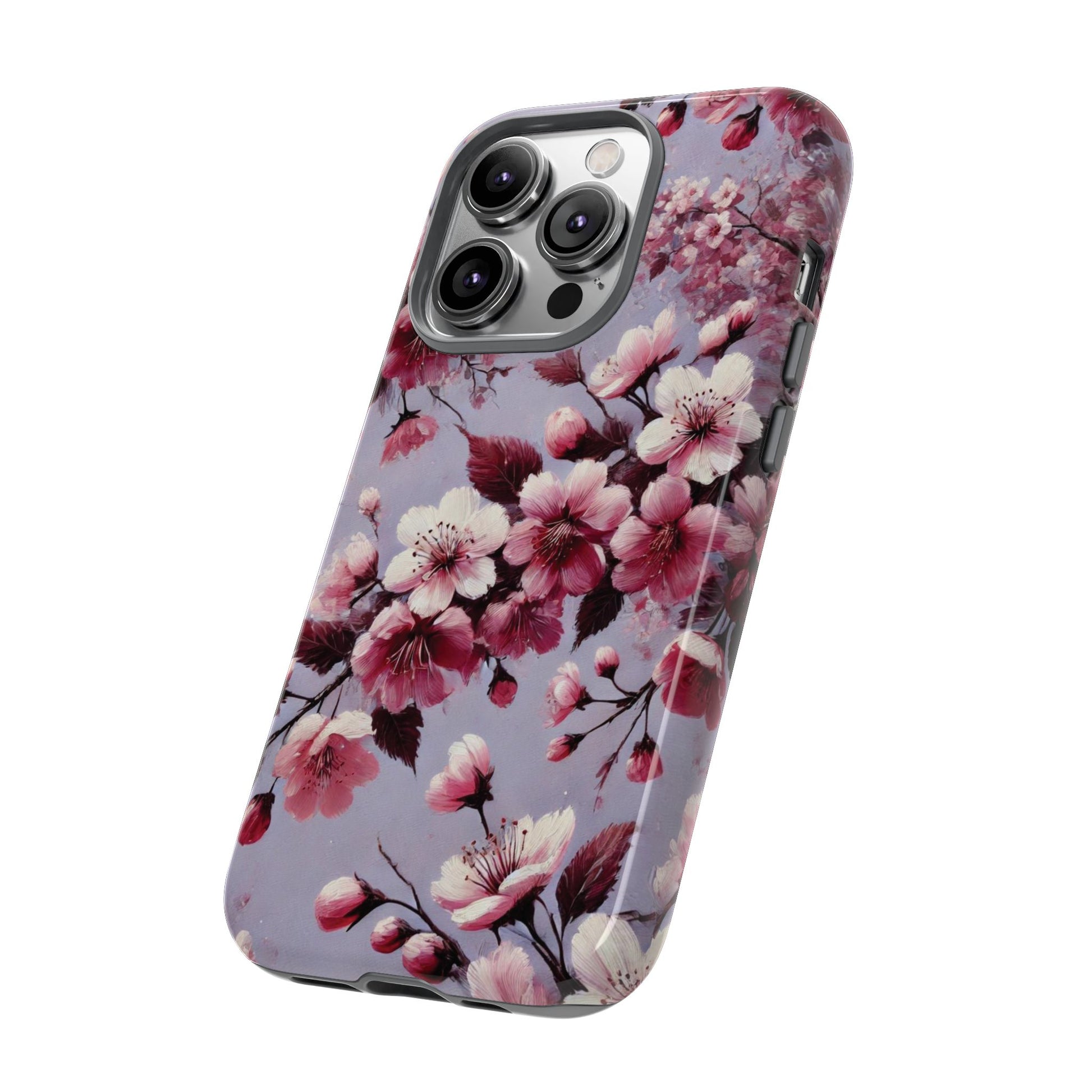 Lavender Floral Fall Phone Case for iPhone 16 pro15 14 13 12  21 23 Samsung, and Pixel | Stylish Protective Cover Gift for Her Perfect for Floral Lover