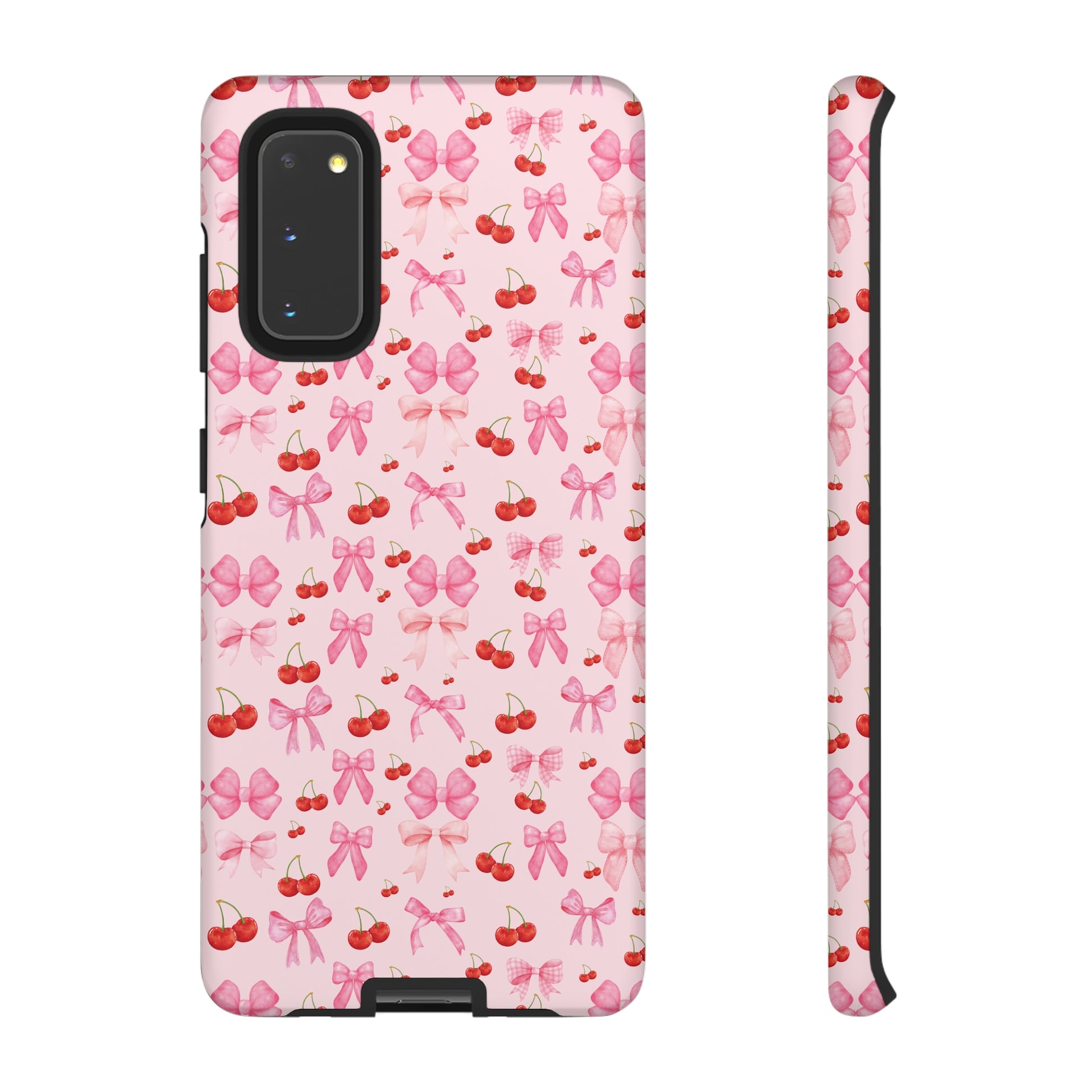 Coquette phone case Cherry Coquette Ribbon Bow iPhone Case Fruity, Girly Gift for Her Phone 15, Samsung iPhone Samsung Gift for Her Case iPhone 15, Samsung iPhone Samsung Accessory Gift for Her.