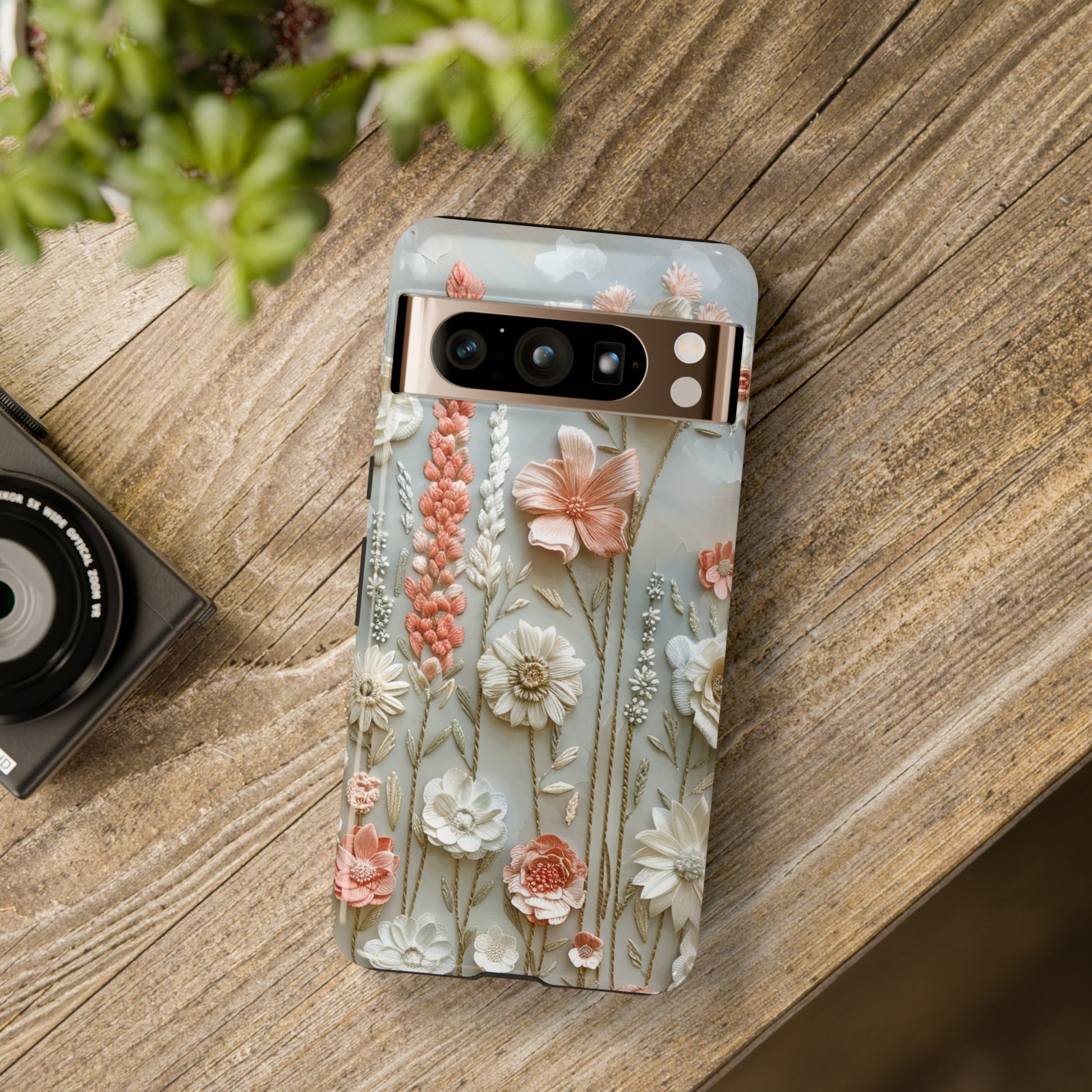 Pastel Wildflowers Protective Phone Case Gift for Her Phone 15, Samsung iPhone Samsung Gift for Her Case iPhone 15, Samsung iPhone Samsung Accessory Gift for Her