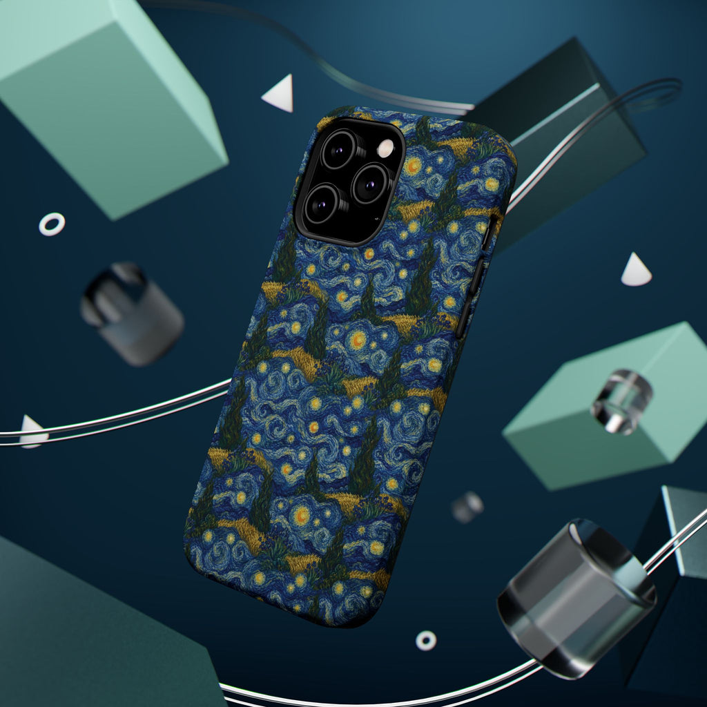 Van Gogh Illusion Magnetic Phone Case — Elegant Impact‑Resistant Art Lover Design