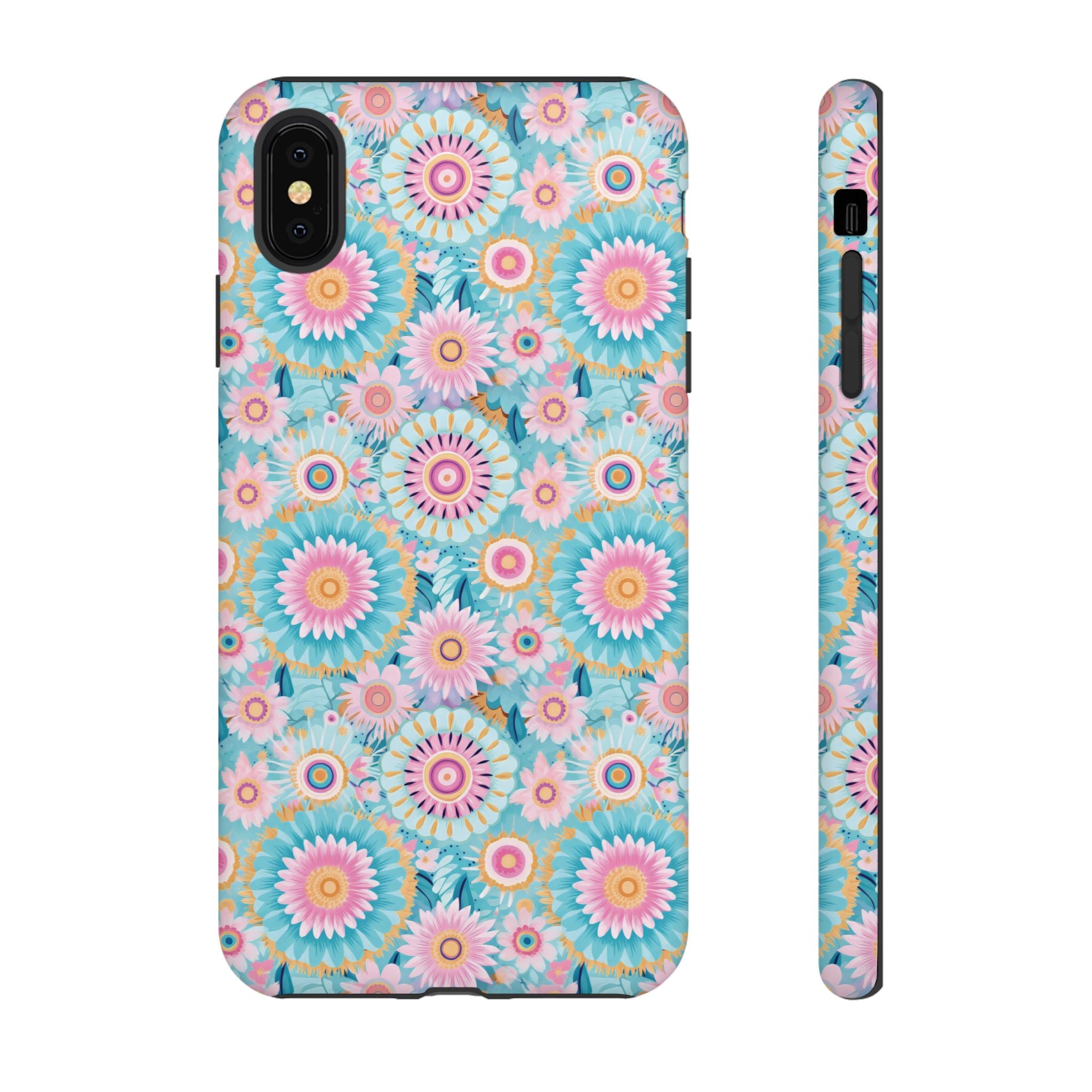 Boho Modern Watercolor Abstract Phone Case Compatible with iPhone, Samsung & More - Stylish, Durable Protection with Vibrant Artistic Design Perfect Gift for Her