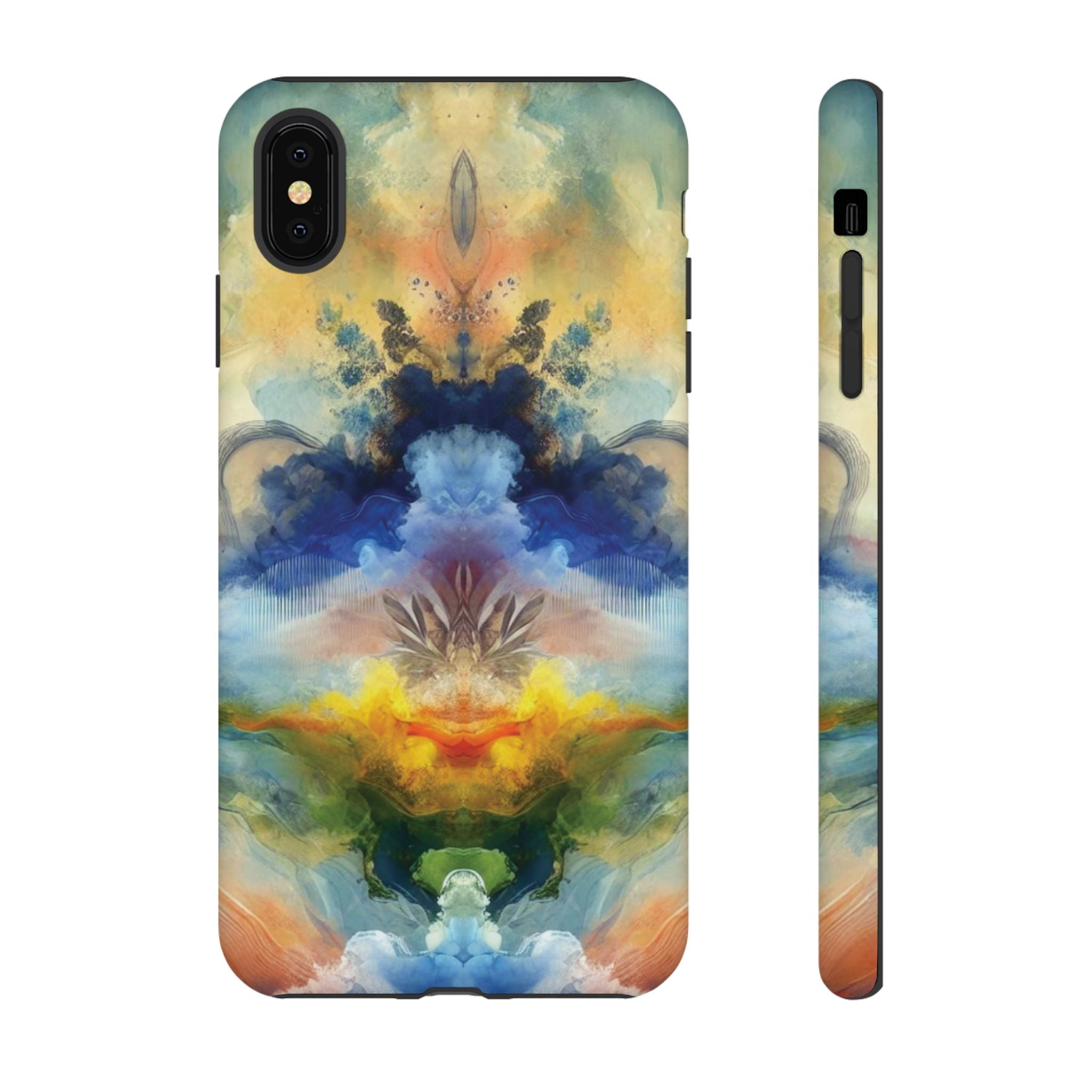 Modern Watercolor Abstract Phone Case Compatible with iPhone, Samsung & More - Stylish, Durable Protection with Vibrant Artistic Design Perfect Gift for Her