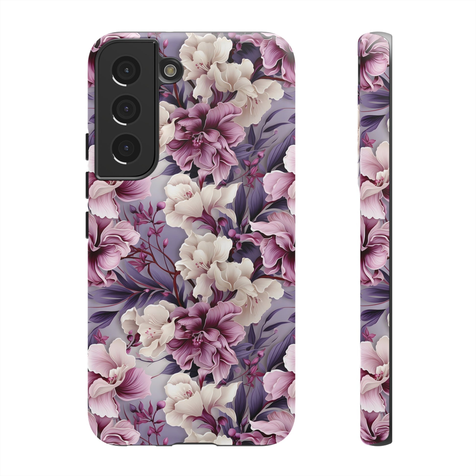 Lavender Flowers Protective Phone Case Gift for Her Phone 15, Samsung iPhone Samsung Gift for Her Case iPhone 15, Samsung