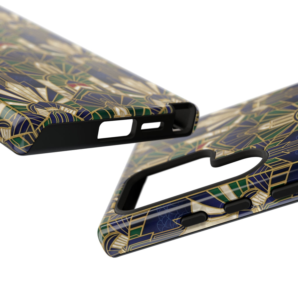 Navy & Gold Art Deco Phone Case — Imperial Art Deco Tough Case