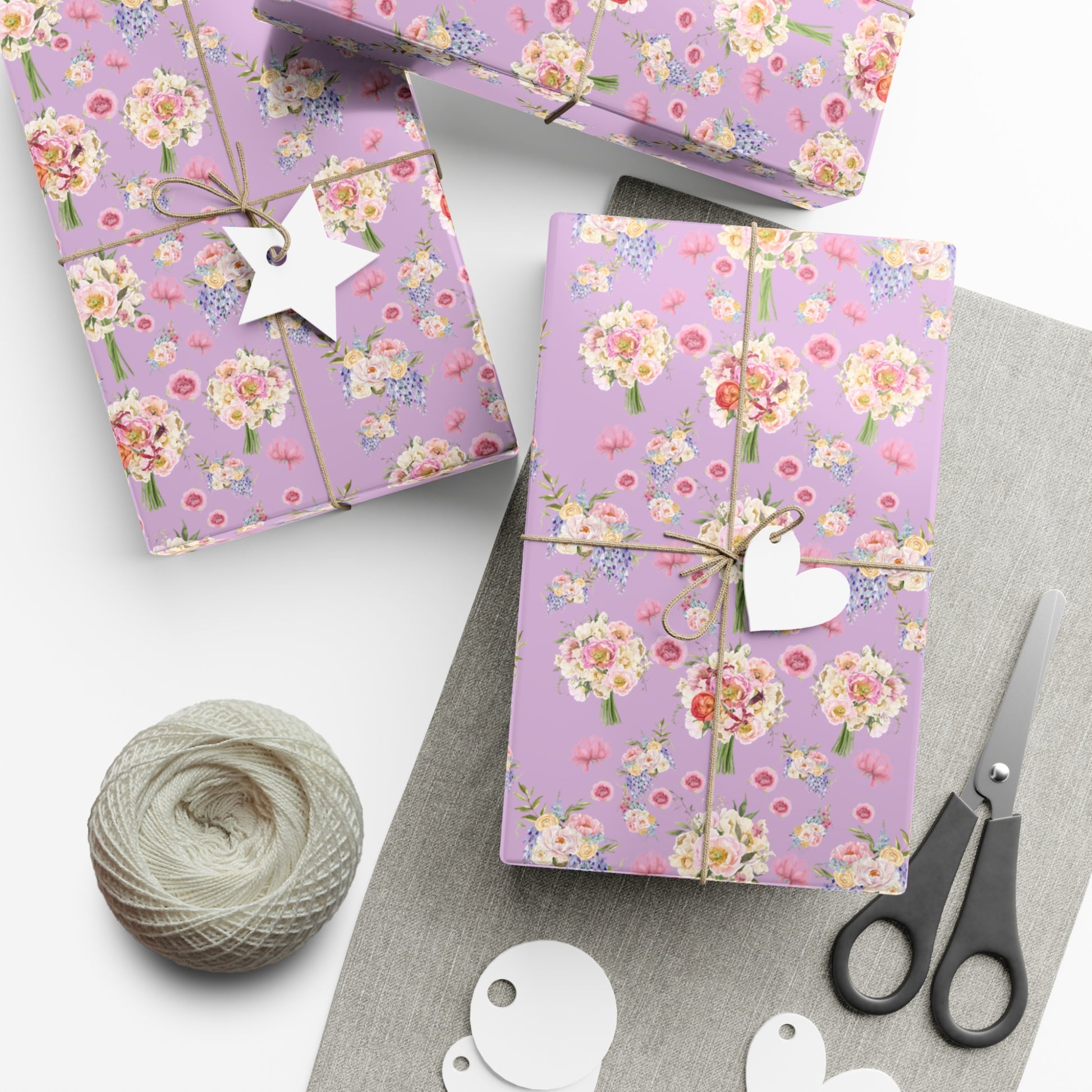 Lavendar Floral Bouquets for Weddings, Birthdays, and All Occasions | Premium Fresh Flowers Gift Wrap | Perfect Gift for Every Celebration | Mother's Day Gift for Her - MRSBYVALLE