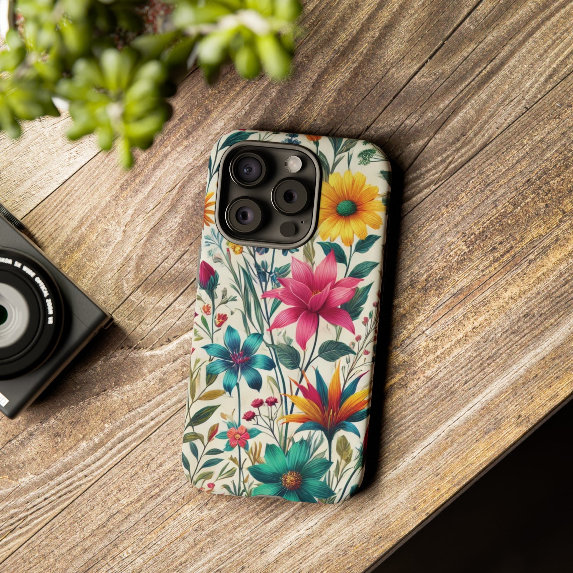Wildflowers Boho Chic Design Phone Case - Stylish, Protective Cover for All Models Gift for Mom Accessory Gift for Her