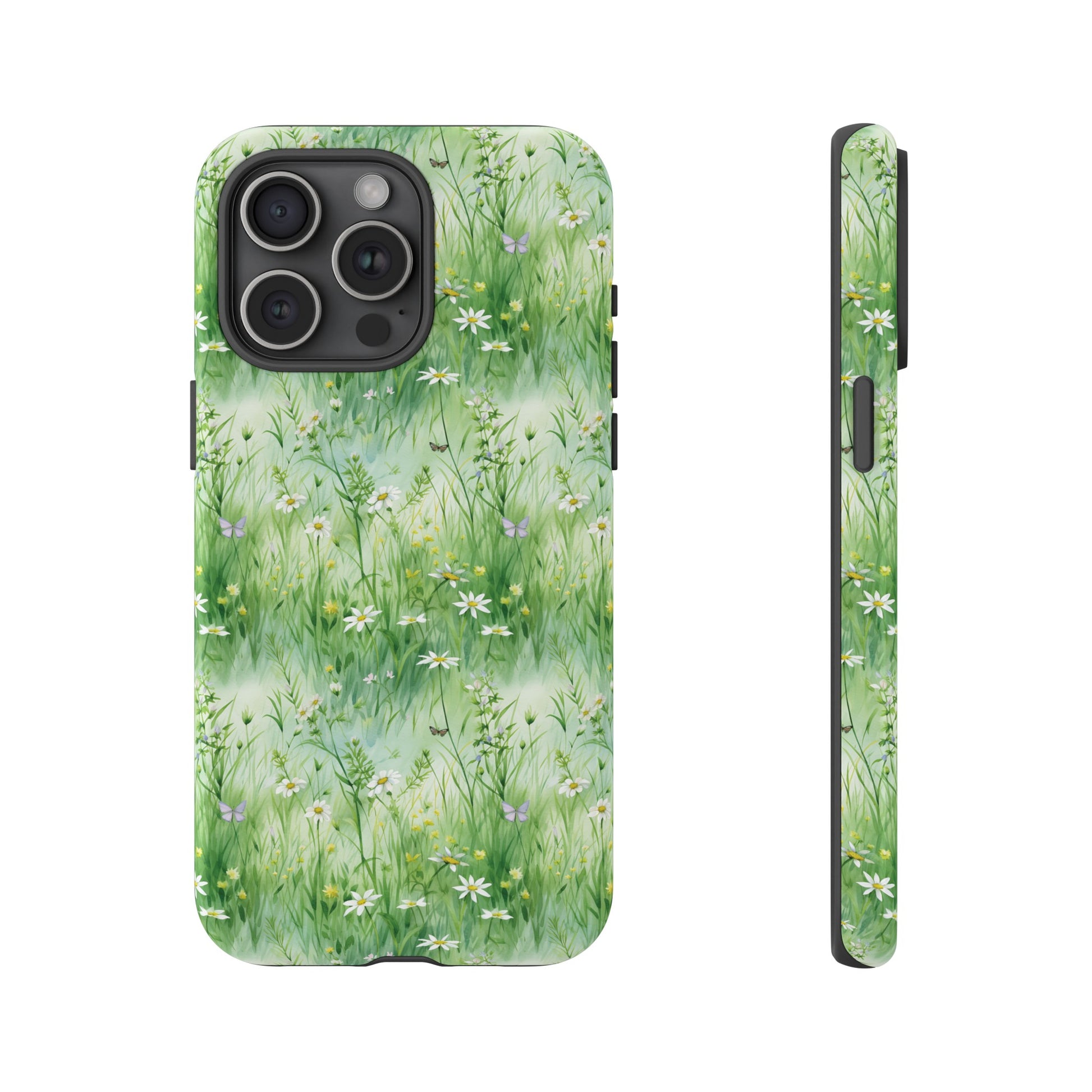 Beautiful Watercolor Grassing Daisy Boho Chic Design Phone Case Protective Cover for All Models Gift for Mom Accessory Gift for Her