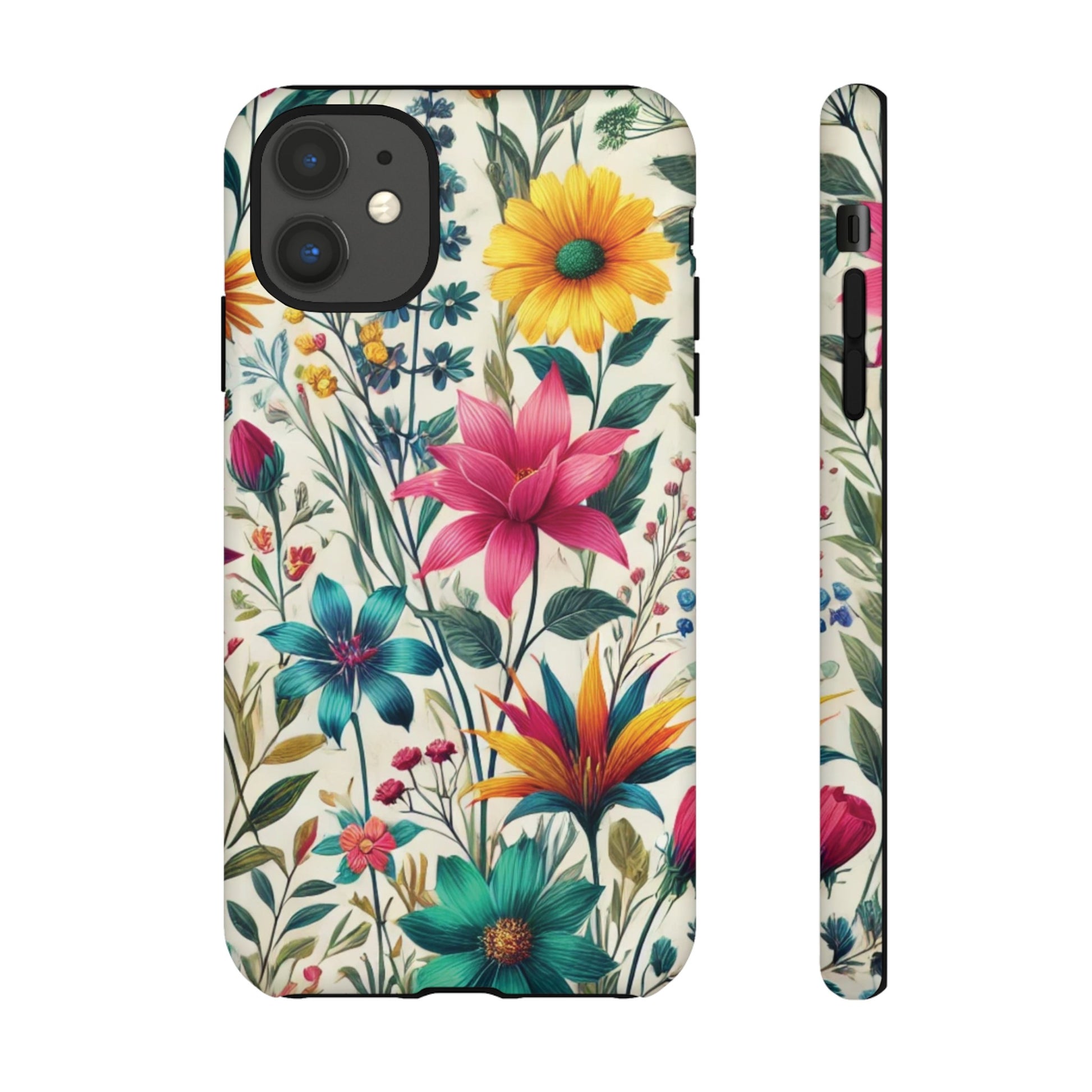 Wildflowers Boho Chic Design Phone Case - Stylish, Protective Cover for All Models Gift for Mom Accessory Gift for Her