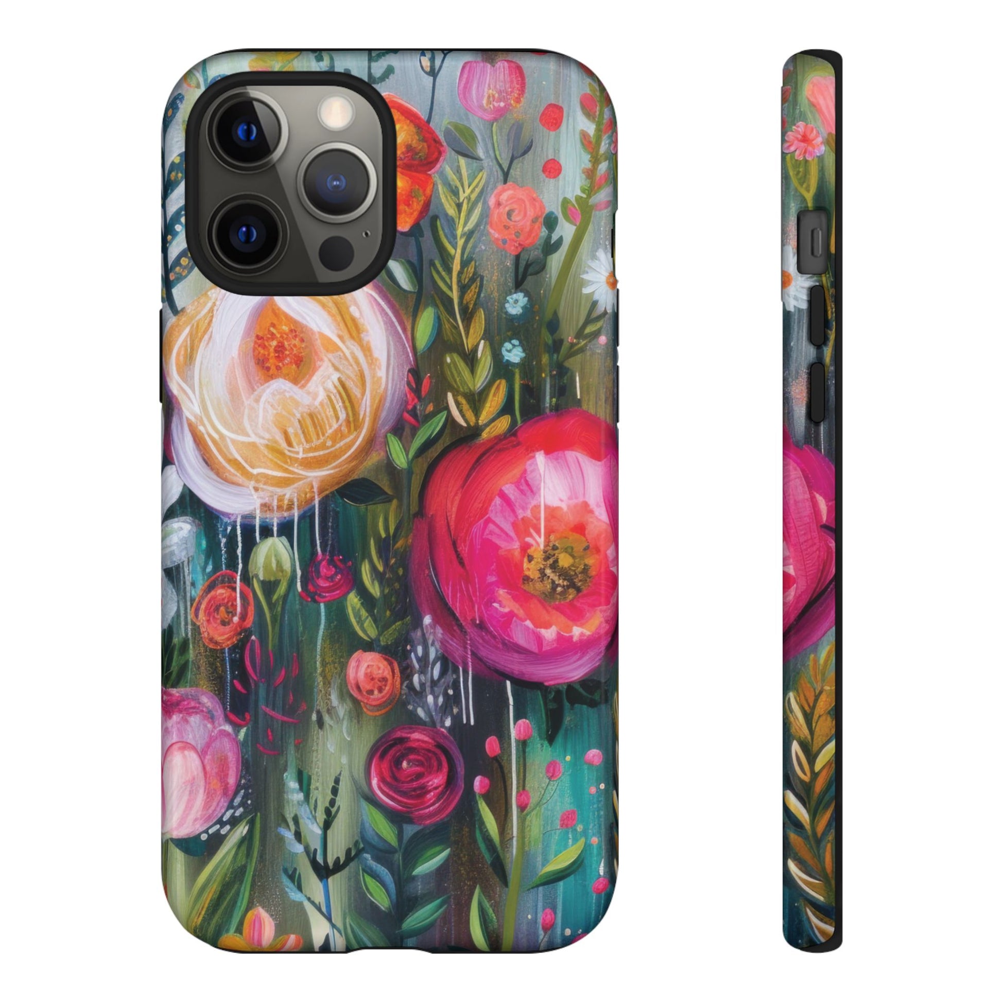 Watercolor Boho Floral Phone Case for iPhone 17 case Samsung, and Pixel | Stylish Protective Cover Gift for Her Perfect for Floral Lover