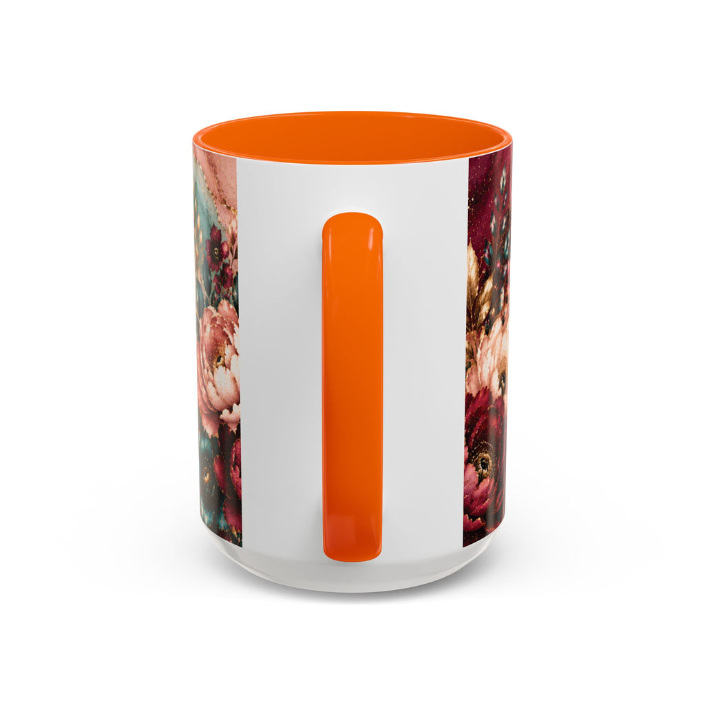 Personalized Name Mug for Women, Inspirational Color Handle Coffee Mug, 11 oz or 15 oz Gift for Her