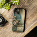 Victorian Floral Boho Luxury Phone Tough Case Floral Elegant Durable Stylish for Modern Devices iPhone 15, Samsung iPhone Samsung Accessory Gift for Her.