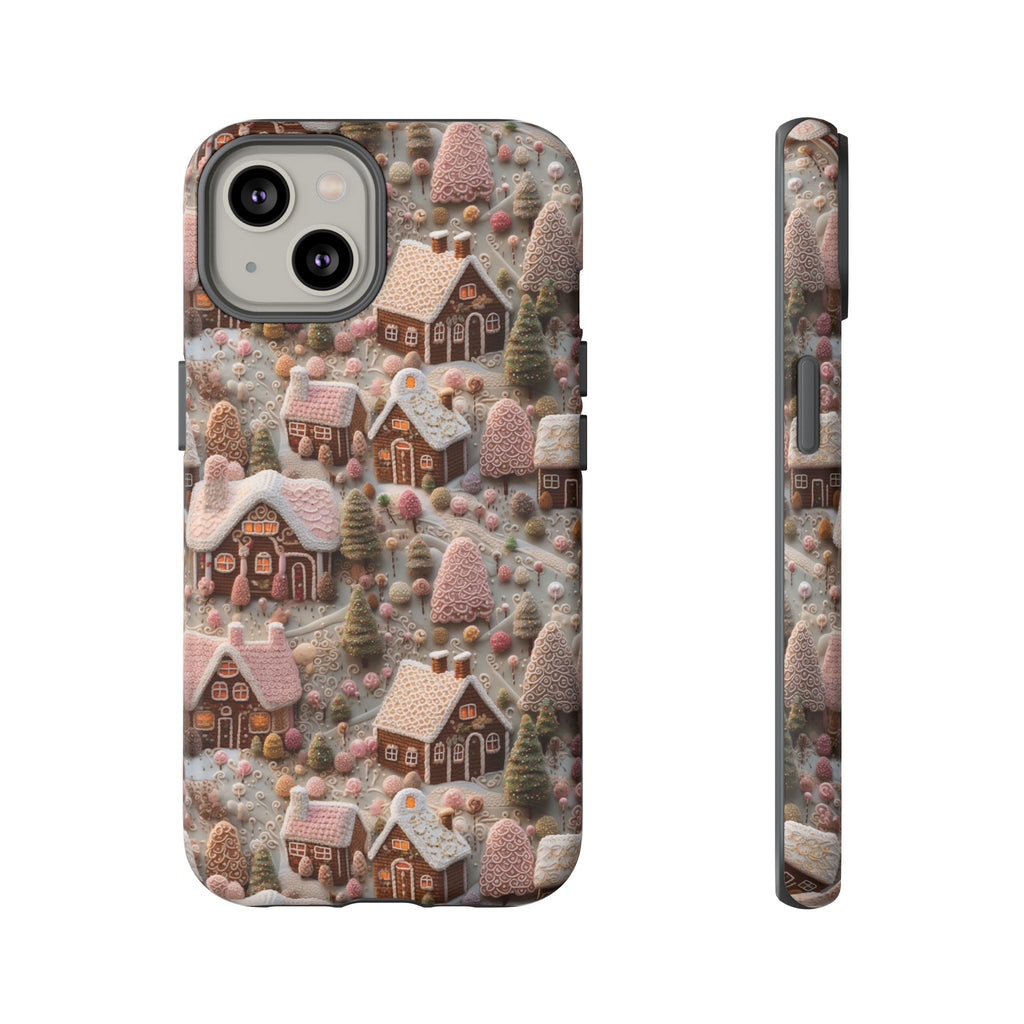Gingerbread House 3D Phone Case Durable for iPhone Samsung Gift iPhone 15, 14, 13 Samsung Pixel Gift for Mom Accessory Gift for Her