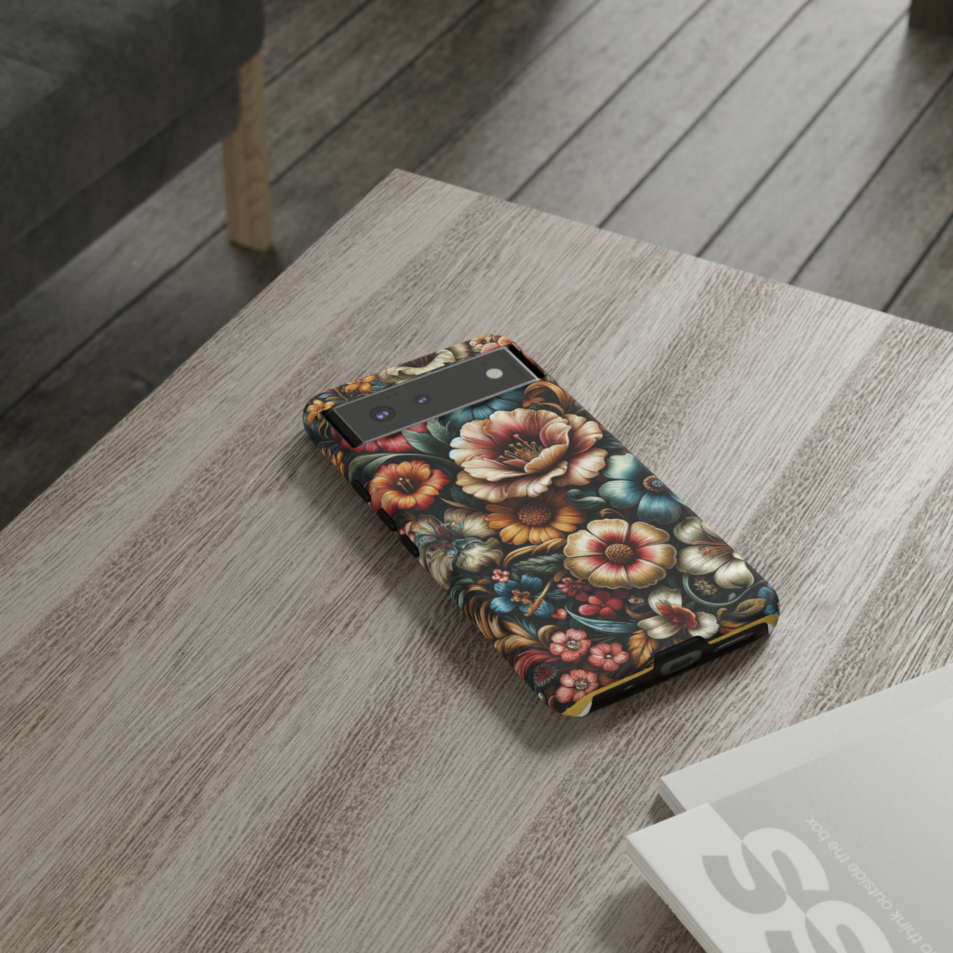 Pastel Floral Design Luxury Phone Tough Case Floral Elegant Durable Stylish for Modern Devices iPhone 15, Samsung iPhone Samsung Accessory Gift for Her.