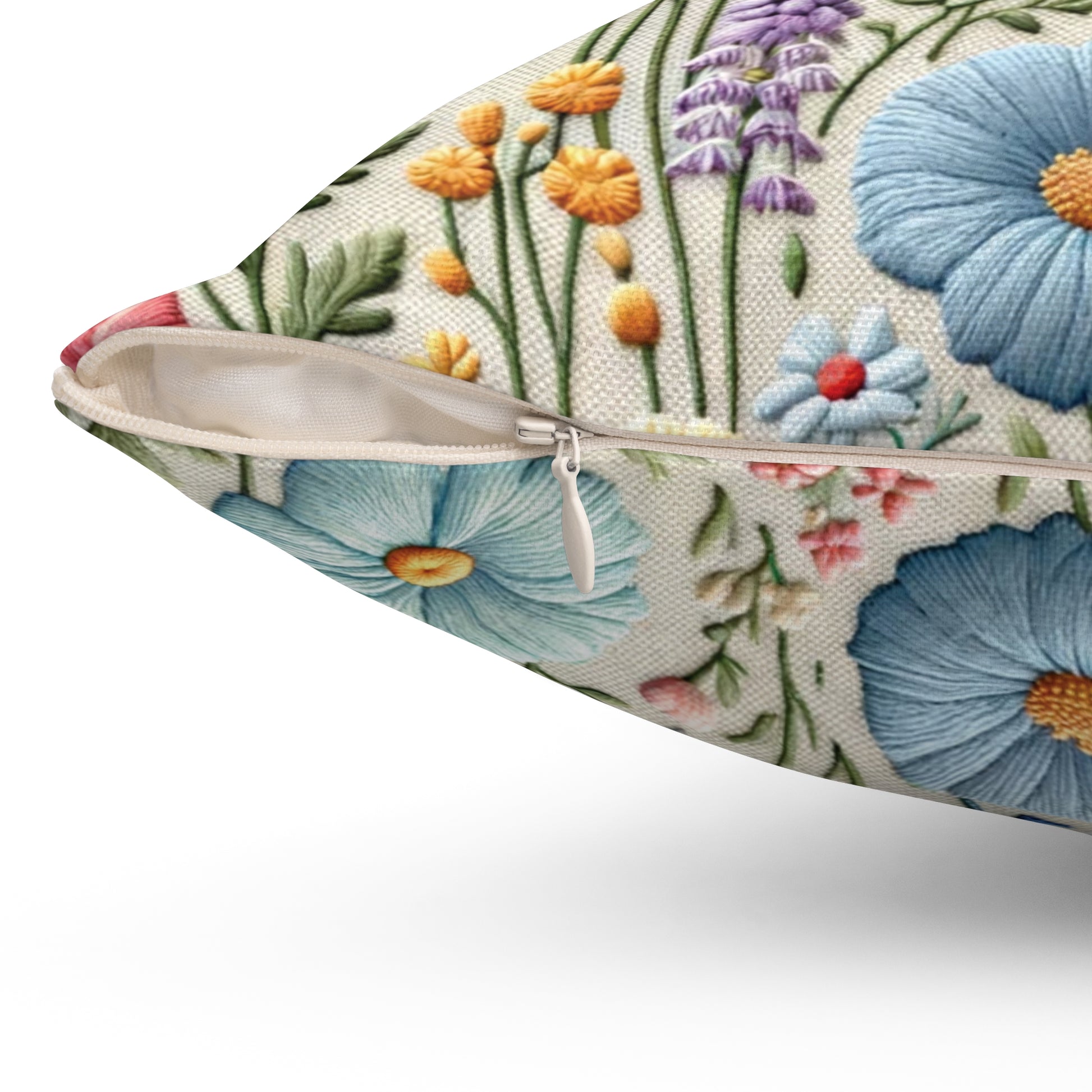 Boho Pastel Wildflowers Decorative Pillow Home Accents Mother's Day Gift Luxurious Home Living Room Comfort for Bedroom or Housewarming Gift New House, Bridal Shower Gift.