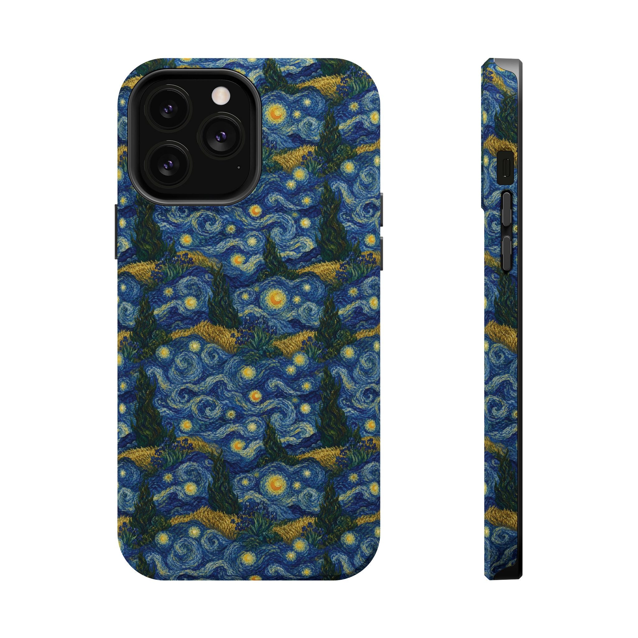 Coque de téléphone magnétique Van Gogh Illusion — Design élégant, résistant aux chocs, pour les amateurs d'art