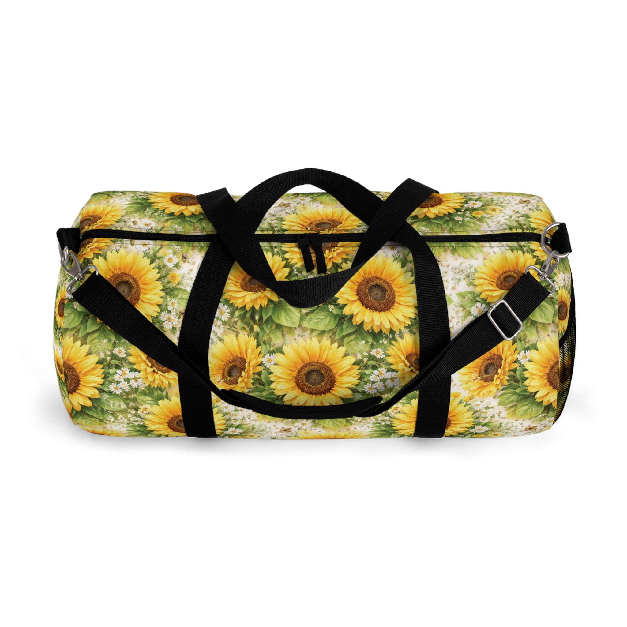 Sac de voyage et de sport tournesols et fleurs sauvages