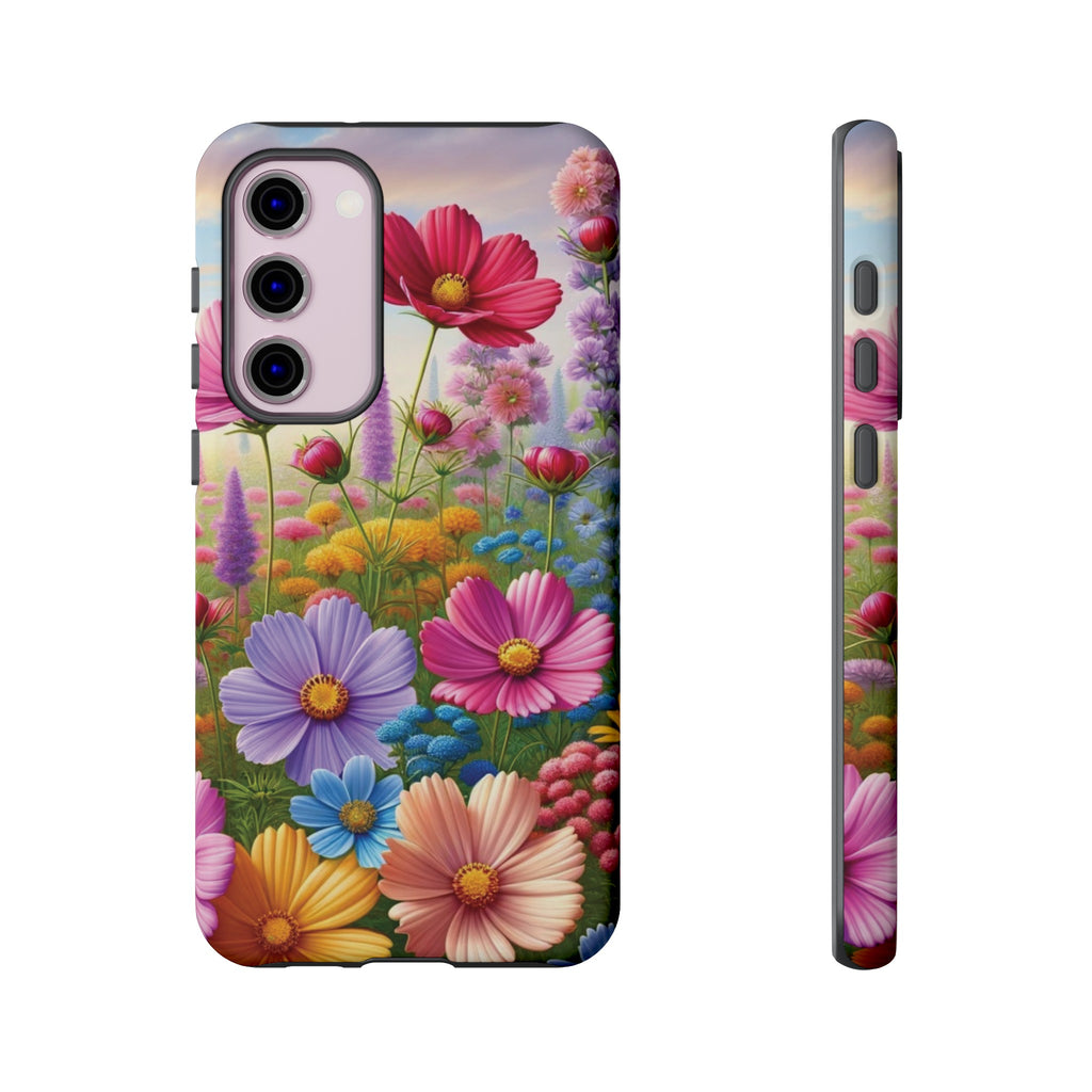 Bright Floral Phone Case Durable for iPhone Samsung Gift iPhone 15, 14, 13 Samsung Pixel Gift for Mom Accessory Gift for Her