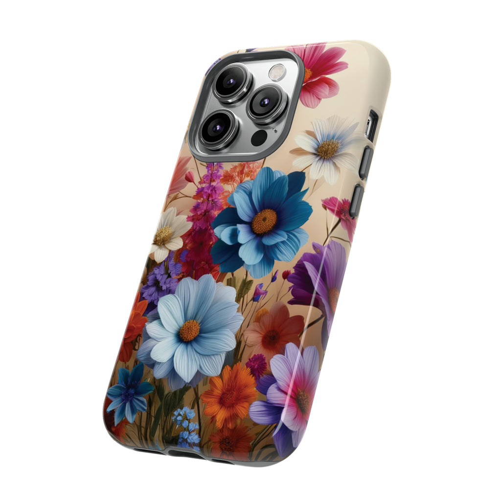 Best Phone Case Floral 3D Illusion Luxury Tough Case Floral Elegant Durable Stylish for Modern Devices iPhone 15, Samsung iPhone Samsung Accessory Gift for Her.