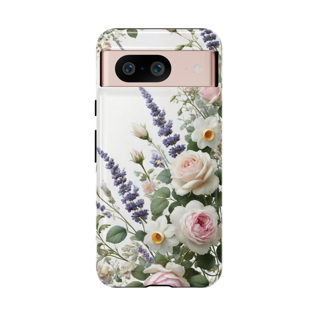 Boho Floral Fall Phone Case for iPhone 17,16  21 23 Samsung, and Pixel | Stylish Protective Cover Gift for Her Perfect for Floral Lover