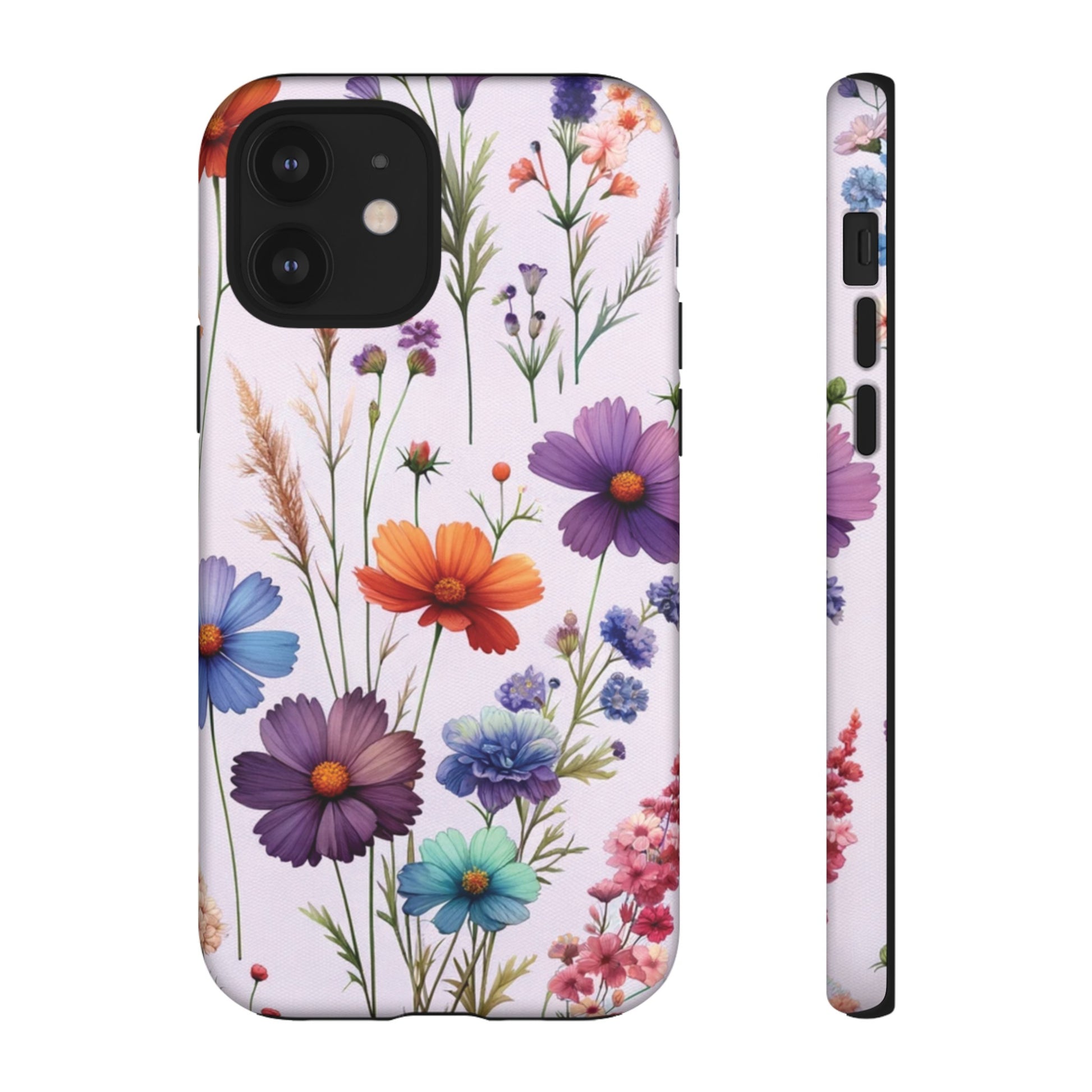 Lavender Wildflowers Protective Phone Case Gift for Her Phone 15, Samsung iPhone Samsung Gift for Her Case iPhone 15, Samsung iPhone Samsung Accessory Gift for Her.