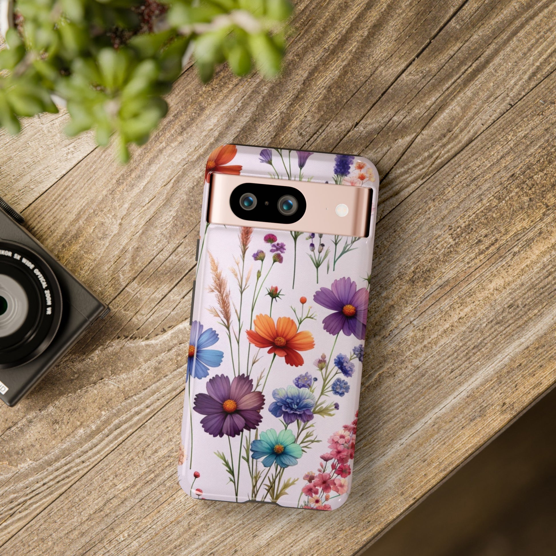 Lavender Wildflowers Protective Phone Case Gift for Her Phone 15, Samsung iPhone Samsung Gift for Her Case iPhone 15, Samsung iPhone Samsung Accessory Gift for Her.