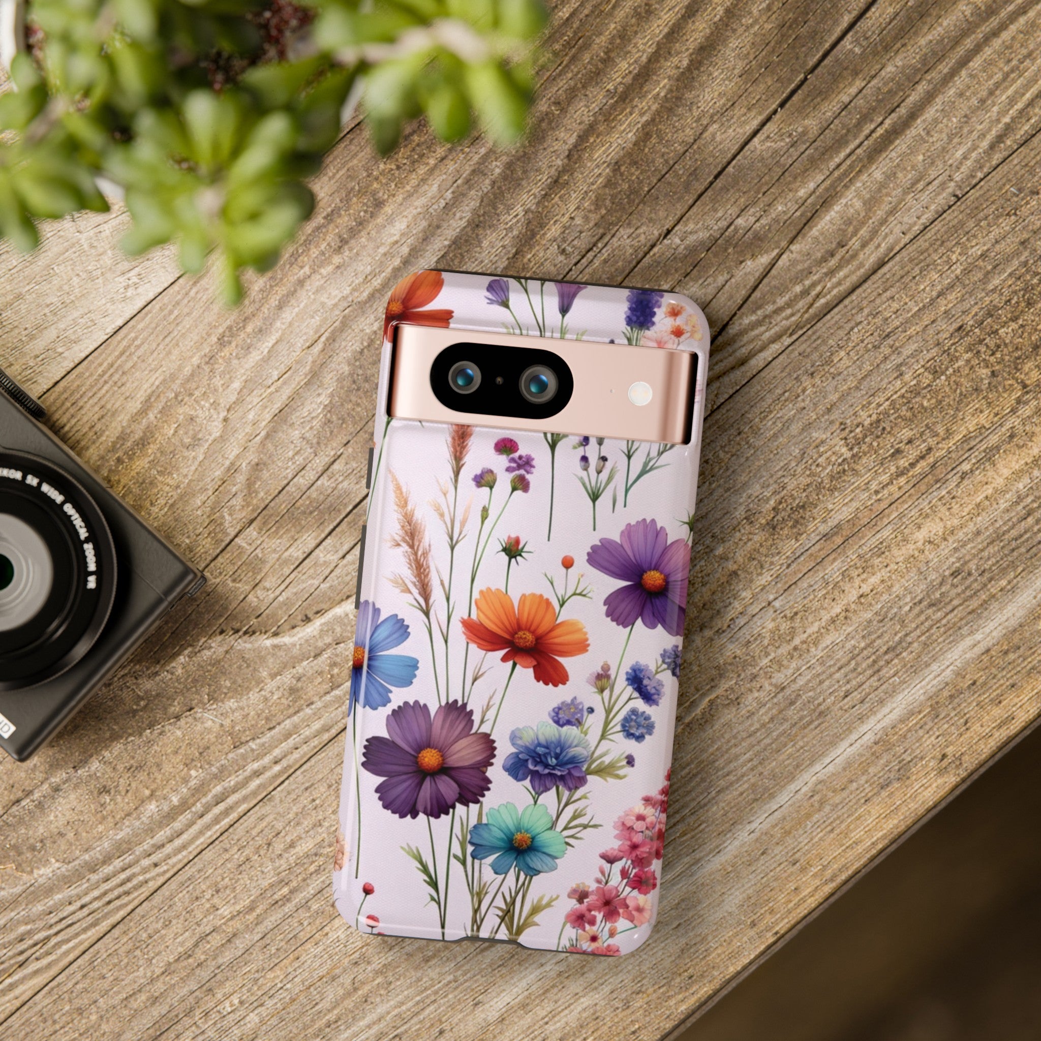 Lavender Wildflowers Protective Phone Case Gift for Her Phone 15, Samsung iPhone Samsung Gift for Her Case iPhone 15, Samsung iPhone Samsung Accessory Gift for Her.
