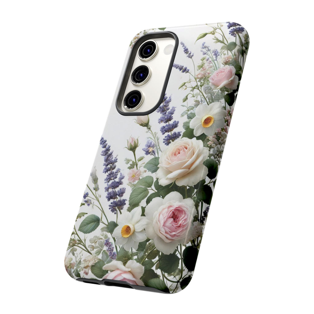 Boho Floral Fall Phone Case for iPhone 17,16  21 23 Samsung, and Pixel | Stylish Protective Cover Gift for Her Perfect for Floral Lover