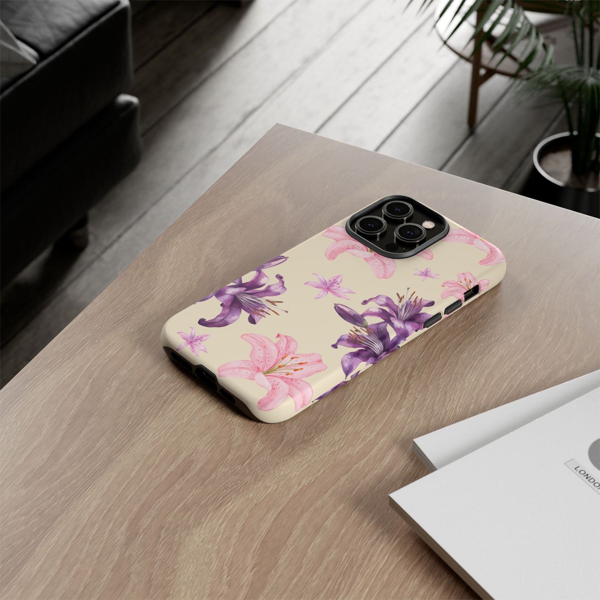 Blooming Tiger Lily Phone Case - Compatible with iPhone, Samsung, and Pixel | Stylish Protective Cover Gift for Her Perfect for Floral Lover