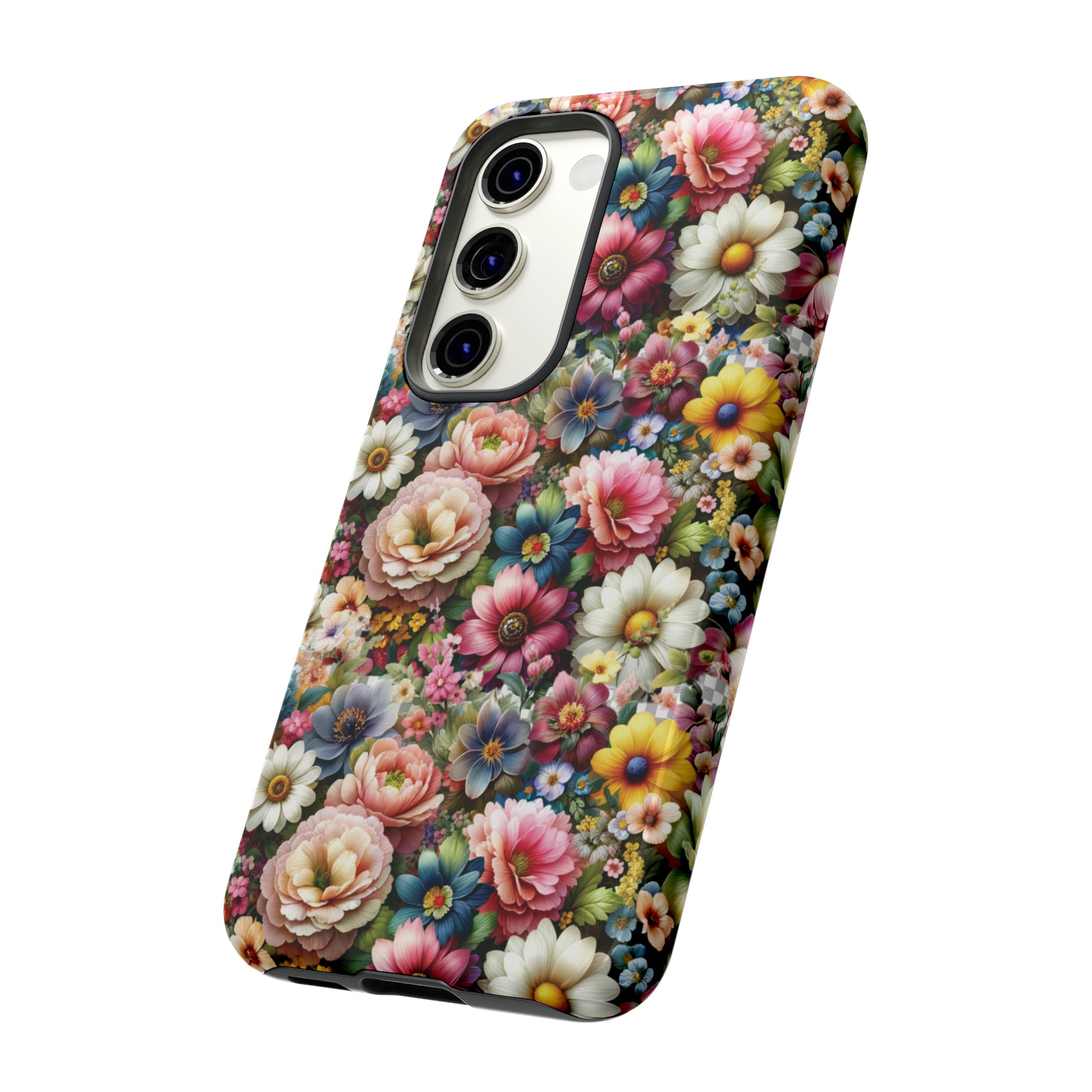 Floral Luxury Phone Tough Case Floral Elegant Durable Stylish for Modern Devices iPhone 15, Samsung iPhone Samsung Accessory Gift for Her.
