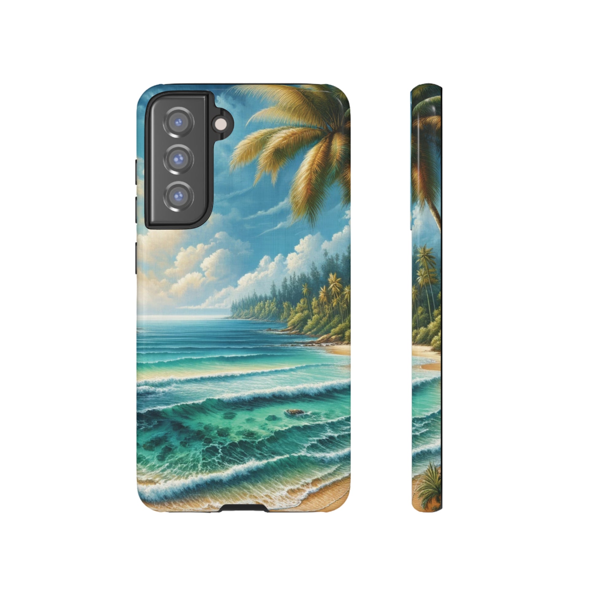 Coastal Serenity Ocean Beach View Protective Phone Case Gift for Her Phone 15, Samsung iPhone Samsung Gift for Her Case iPhone 15, Samsung iPhone Samsung Accessory Gift for Her.