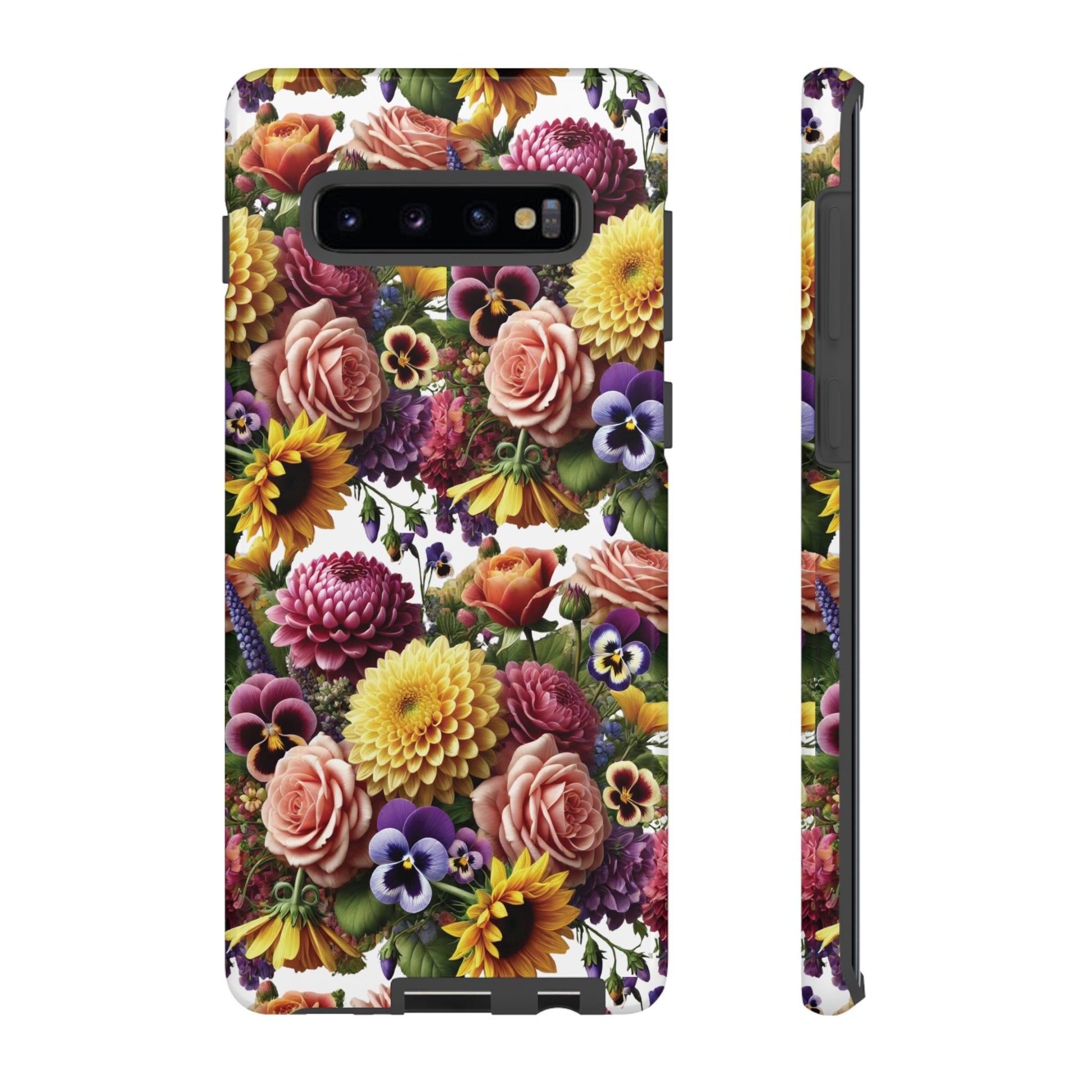 Floral Fall Phone Case for iPhone 16 15 14 13 12  21 23 Samsung, and Pixel | Stylish Protective Cover Gift for Her Perfect for Floral Lover