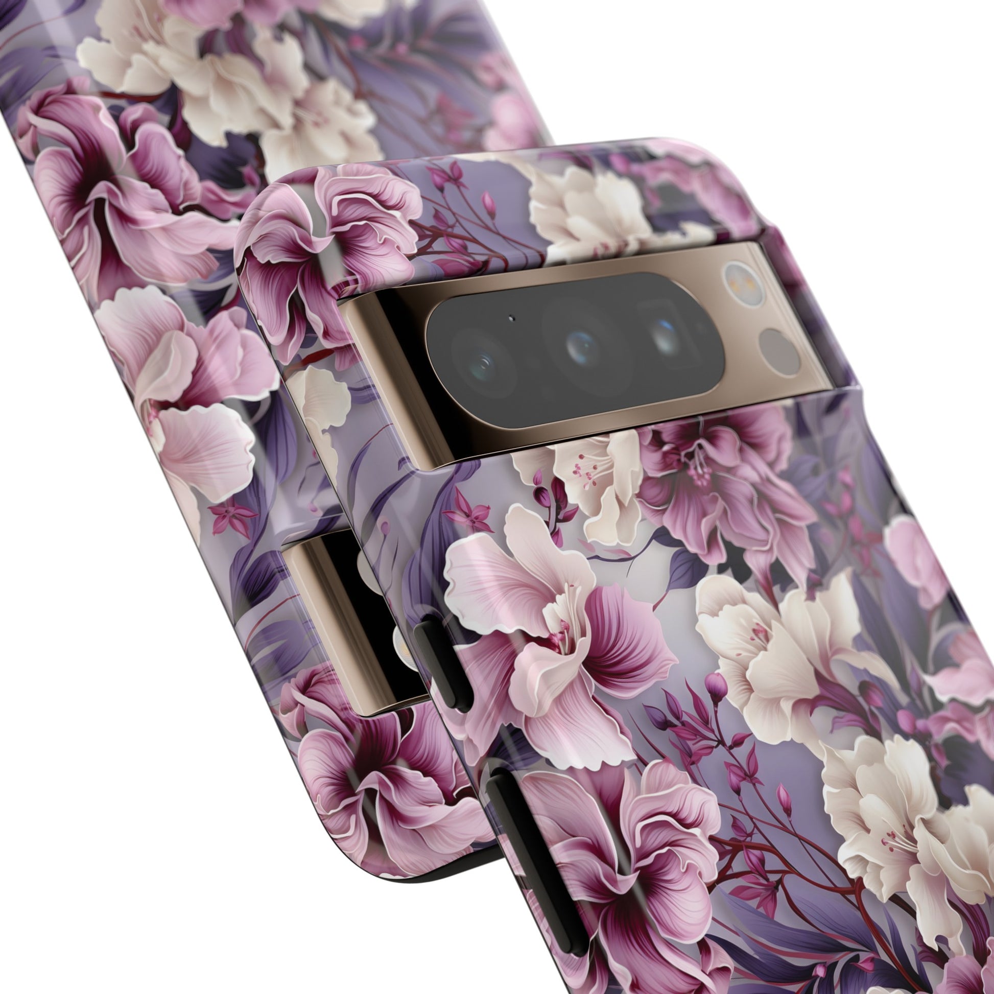 Lavender Flowers Protective Phone Case Gift for Her Phone 15, Samsung iPhone Samsung Gift for Her Case iPhone 15, Samsung