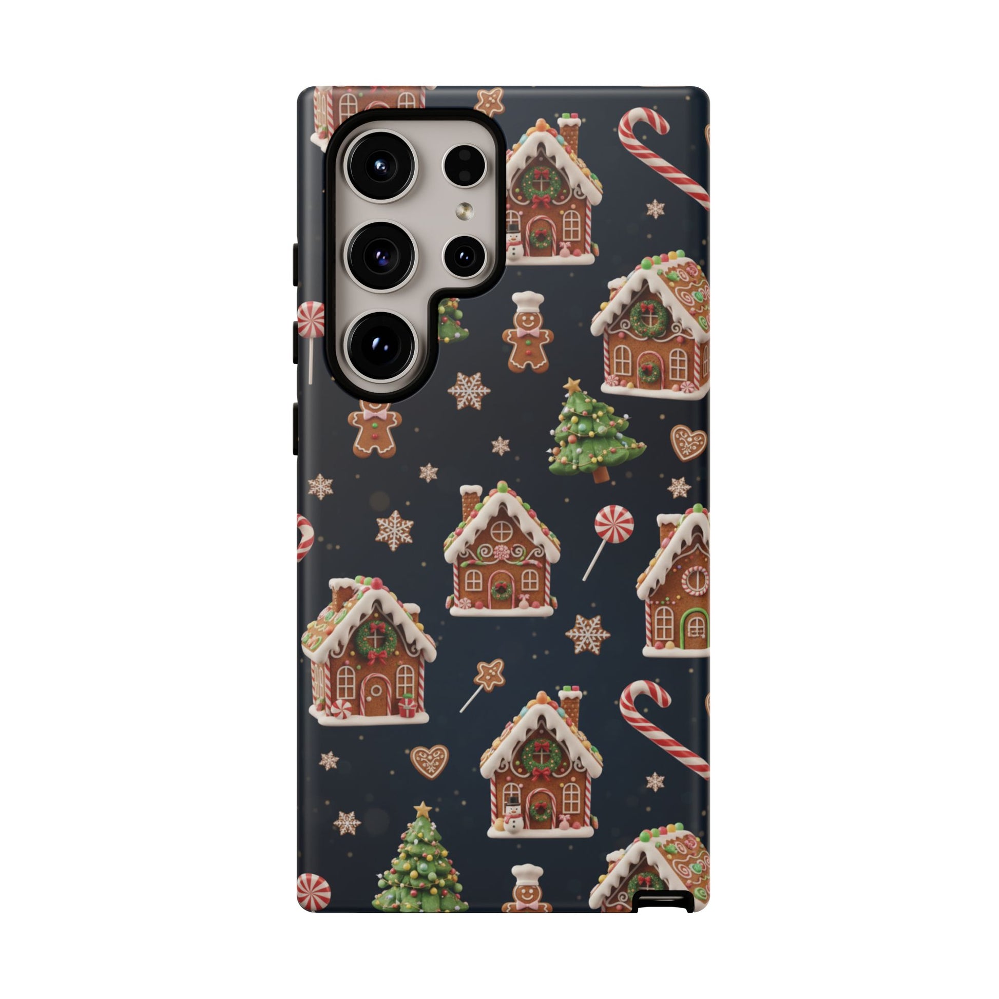 3D Gingerbread House Christmas Phone Case | Premium Holiday Gift Cover for iPhone 17, iPhone, and Samsung Galaxy Gift for Her or Him