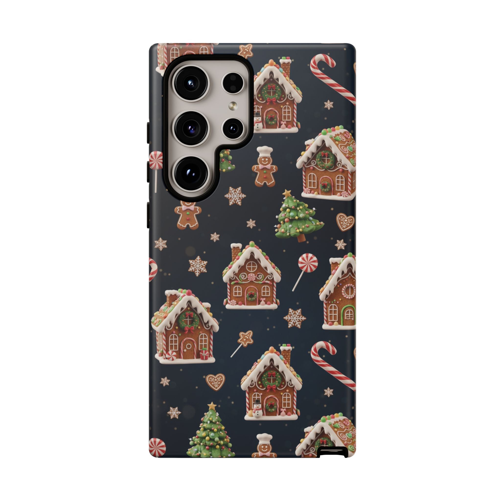 3D Gingerbread House Christmas Phone Case | Premium Holiday Gift Cover for iPhone 17, iPhone, and Samsung Galaxy Gift for Her or Him