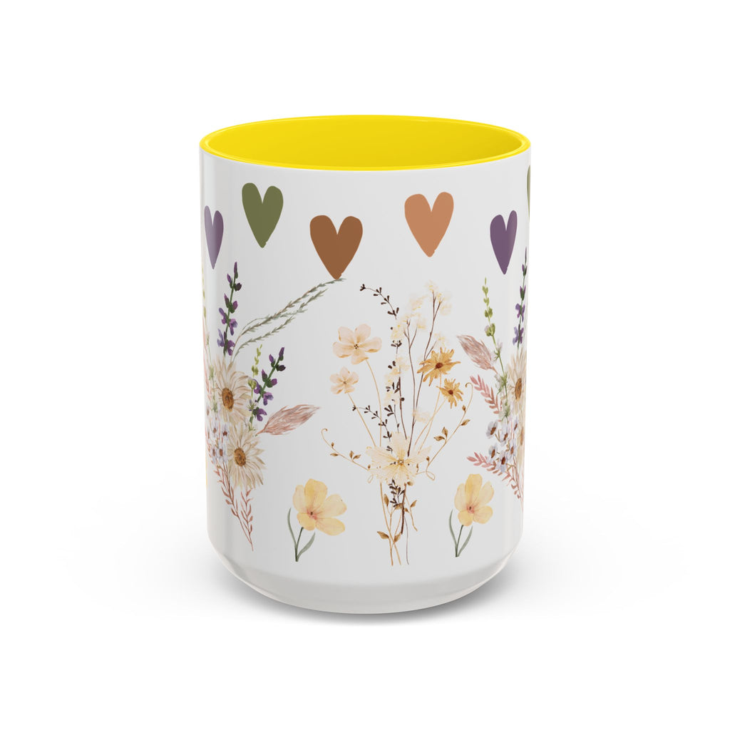 Wildflower Ceramic Mug Elegant Gift for Coffee or Tea Lovers Perfect for Mothers Day Birthdays and Adding Charm to Any Kitchen Gift
