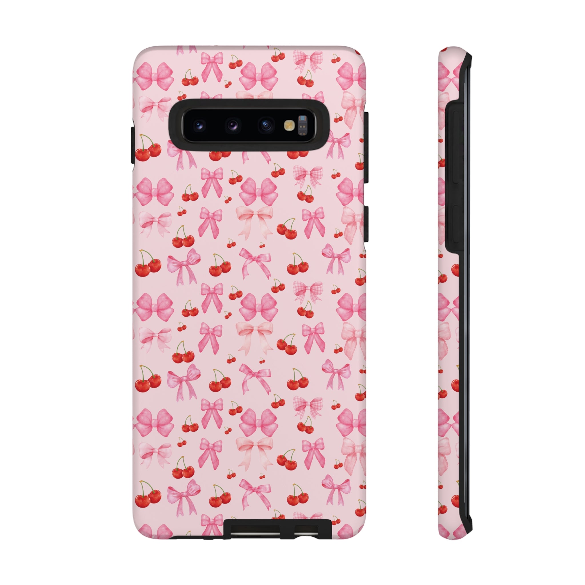 Coquette phone case Cherry Coquette Ribbon Bow iPhone Case Fruity, Girly Gift for Her Phone 15, Samsung iPhone Samsung Gift for Her Case iPhone 15, Samsung iPhone Samsung Accessory Gift for Her.