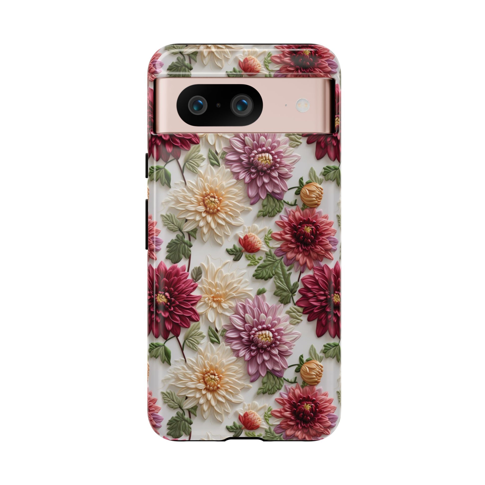 Floral Fall Phone Case for iPhone 16 pro15 14 13 12  21 23 Samsung, and Pixel | Stylish Protective Cover Gift for Her Perfect for Floral Lover