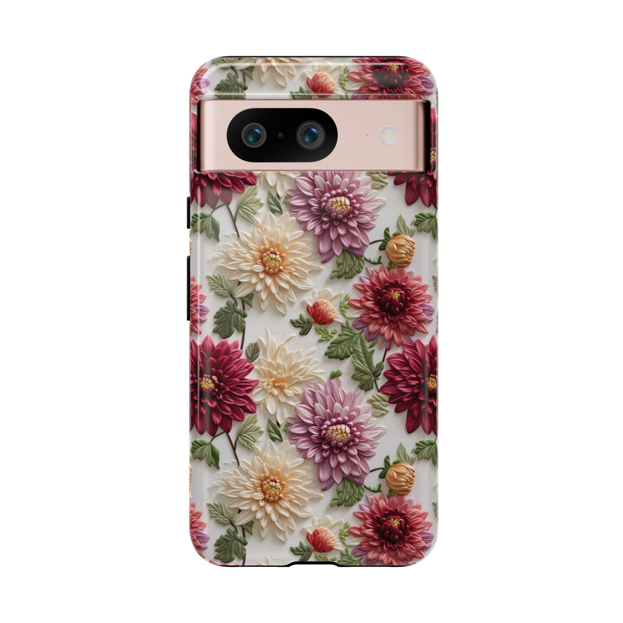 Floral Fall Phone Case for iPhone 16 pro15 14 13 12  21 23 Samsung, and Pixel | Stylish Protective Cover Gift for Her Perfect for Floral Lover