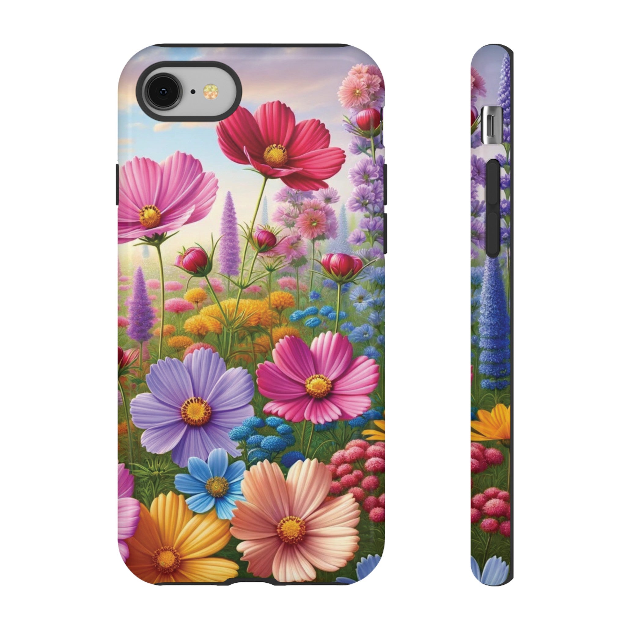 Bright Floral Phone Case Durable for iPhone Samsung Gift iPhone 15, 14, 13 Samsung Pixel Gift for Mom Accessory Gift for Her