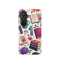 Christian Books & Coffee Phone Case — Magnetic Impact-Resistant Christian Gift