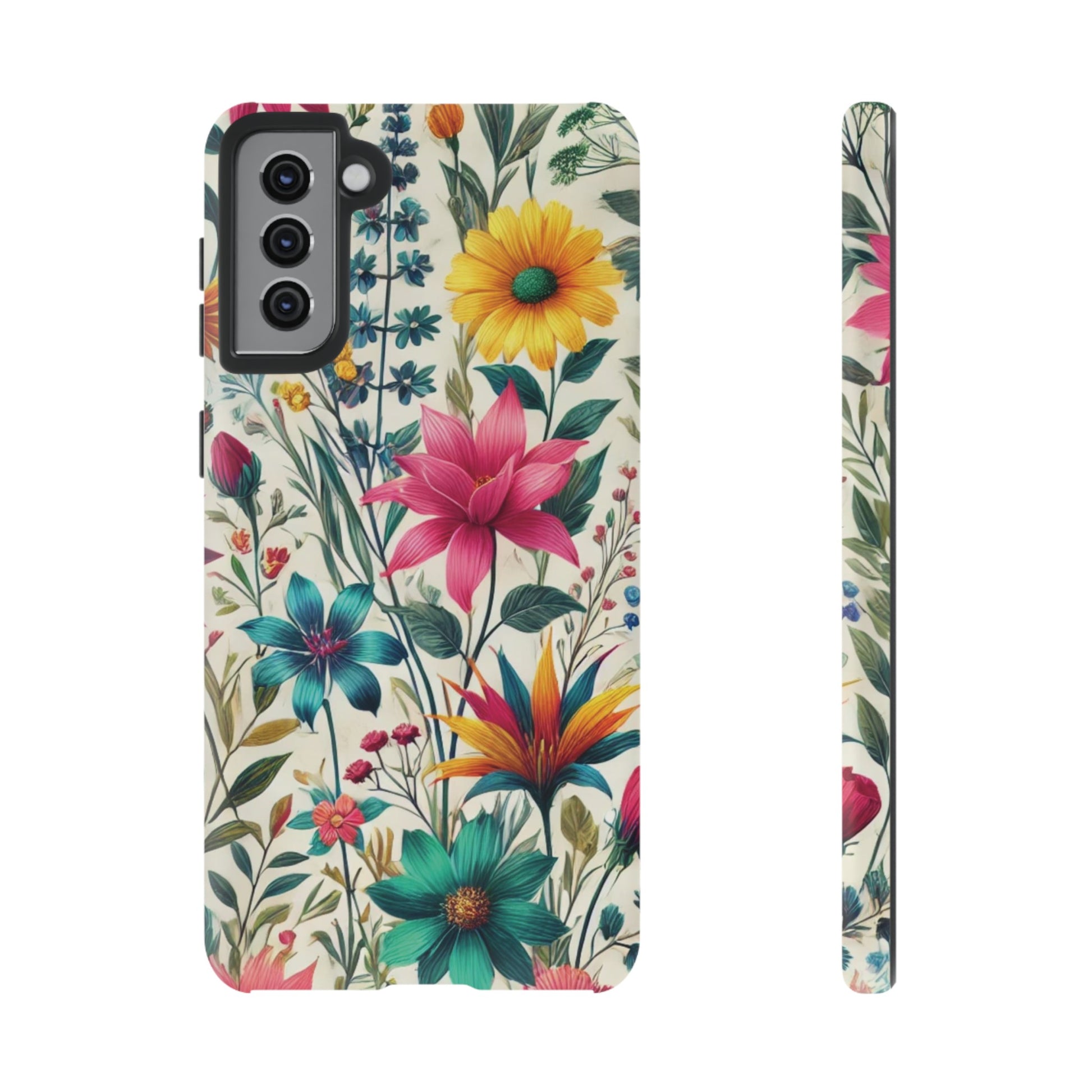 Wildflowers Boho Chic Design Phone Case - Stylish, Protective Cover for All Models Gift for Mom Accessory Gift for Her