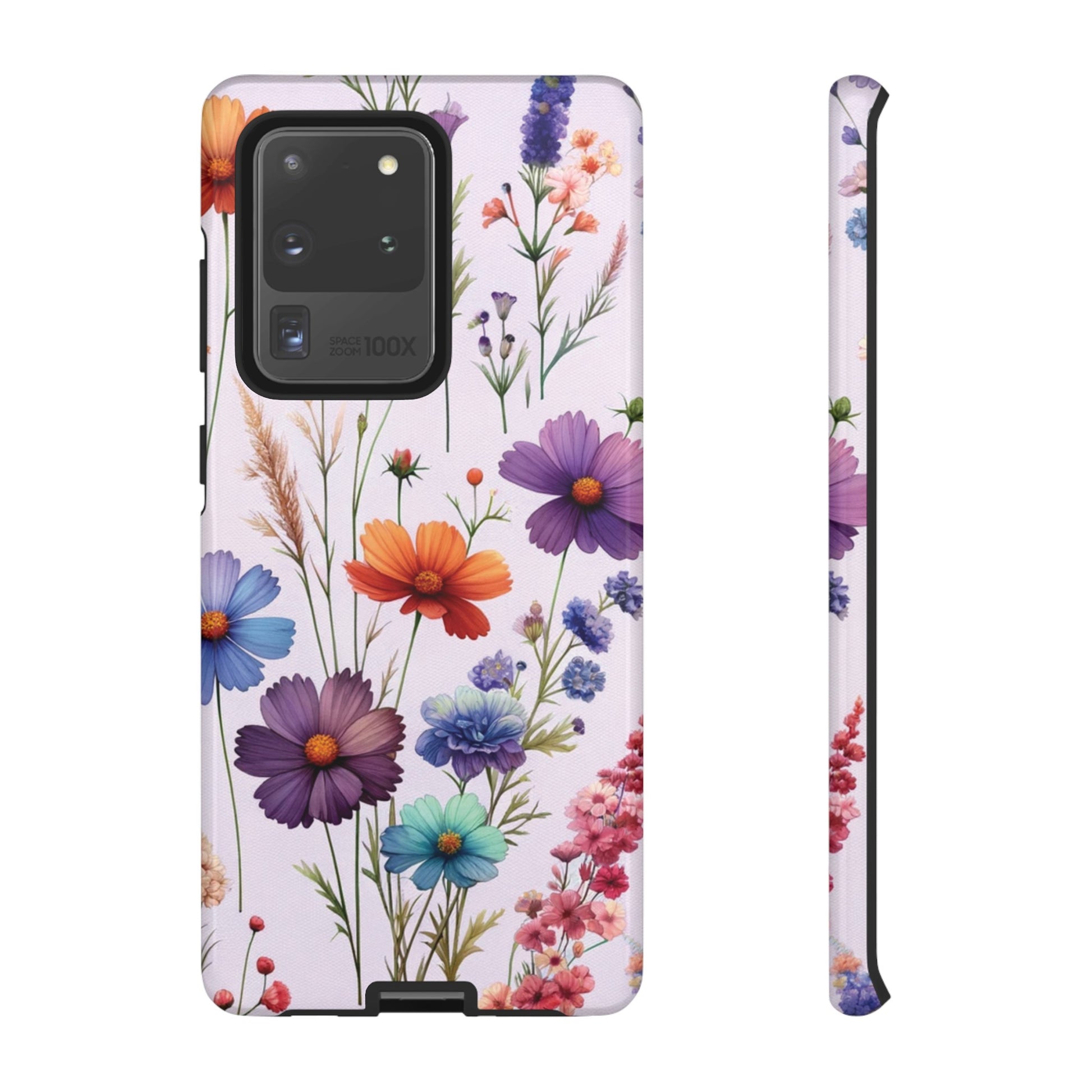 Lavender Wildflowers Protective Phone Case Gift for Her Phone 15, Samsung iPhone Samsung Gift for Her Case iPhone 15, Samsung iPhone Samsung Accessory Gift for Her.