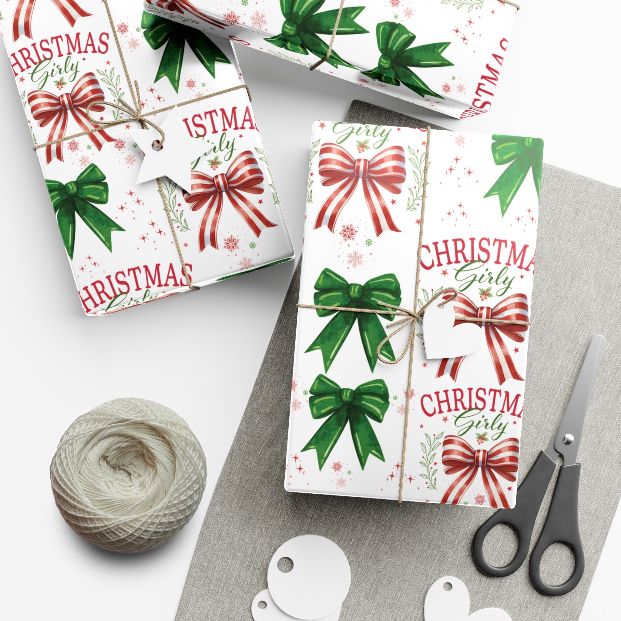 Girly Christmas Wrapping Paper | Cozy Holiday Gift Wrap | Perfect for Christmas Presents, Wedding Celebrations, and Winter Wonderland Themes Christmas - MRSBYVALLE