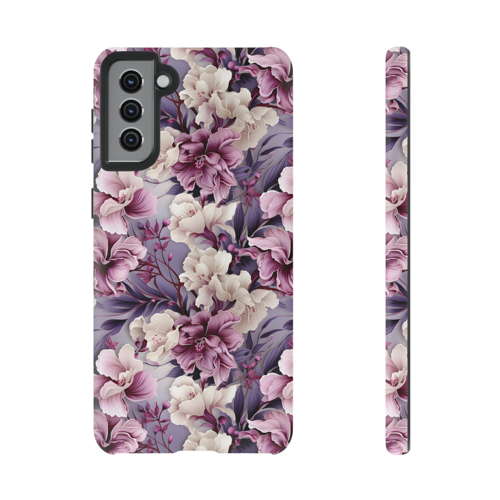 Lavender Flowers Protective Phone Case Gift for Her Phone 15, Samsung iPhone Samsung Gift for Her Case iPhone 15, Samsung