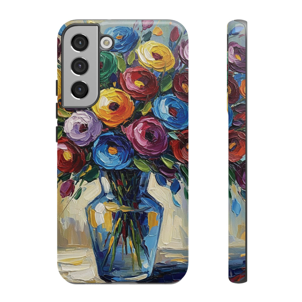 Floral Luxury Oil Painting Illusion Tough Case — Floral Art Phone Case for Art Lovers