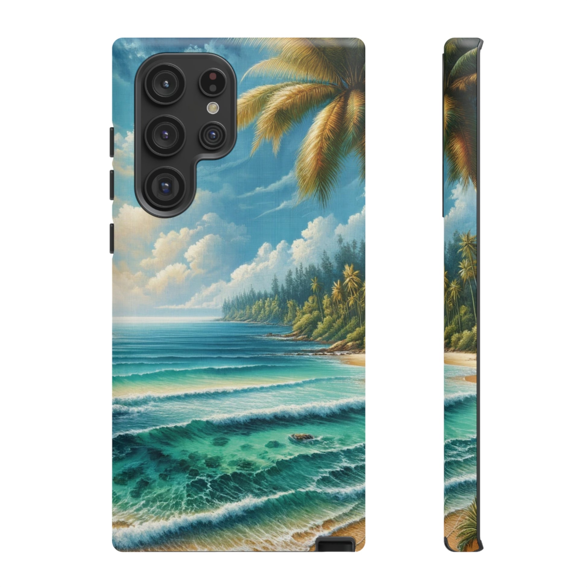 Coastal Serenity Ocean Beach View Protective Phone Case Gift for Her Phone 15, Samsung iPhone Samsung Gift for Her Case iPhone 15, Samsung iPhone Samsung Accessory Gift for Her.