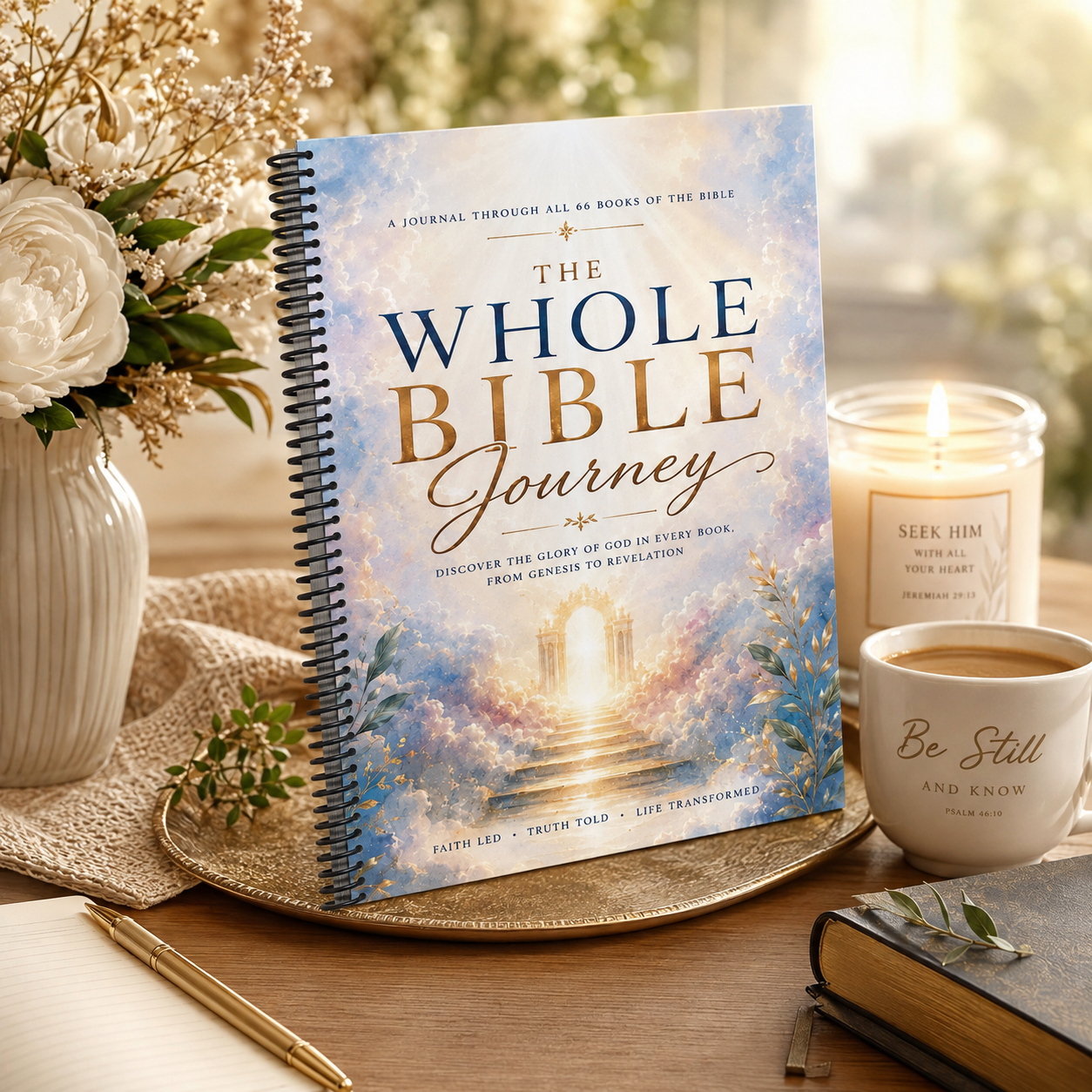The Whole Bible Journey™ | Bible Study Journal Through All 66 Books of the Bible