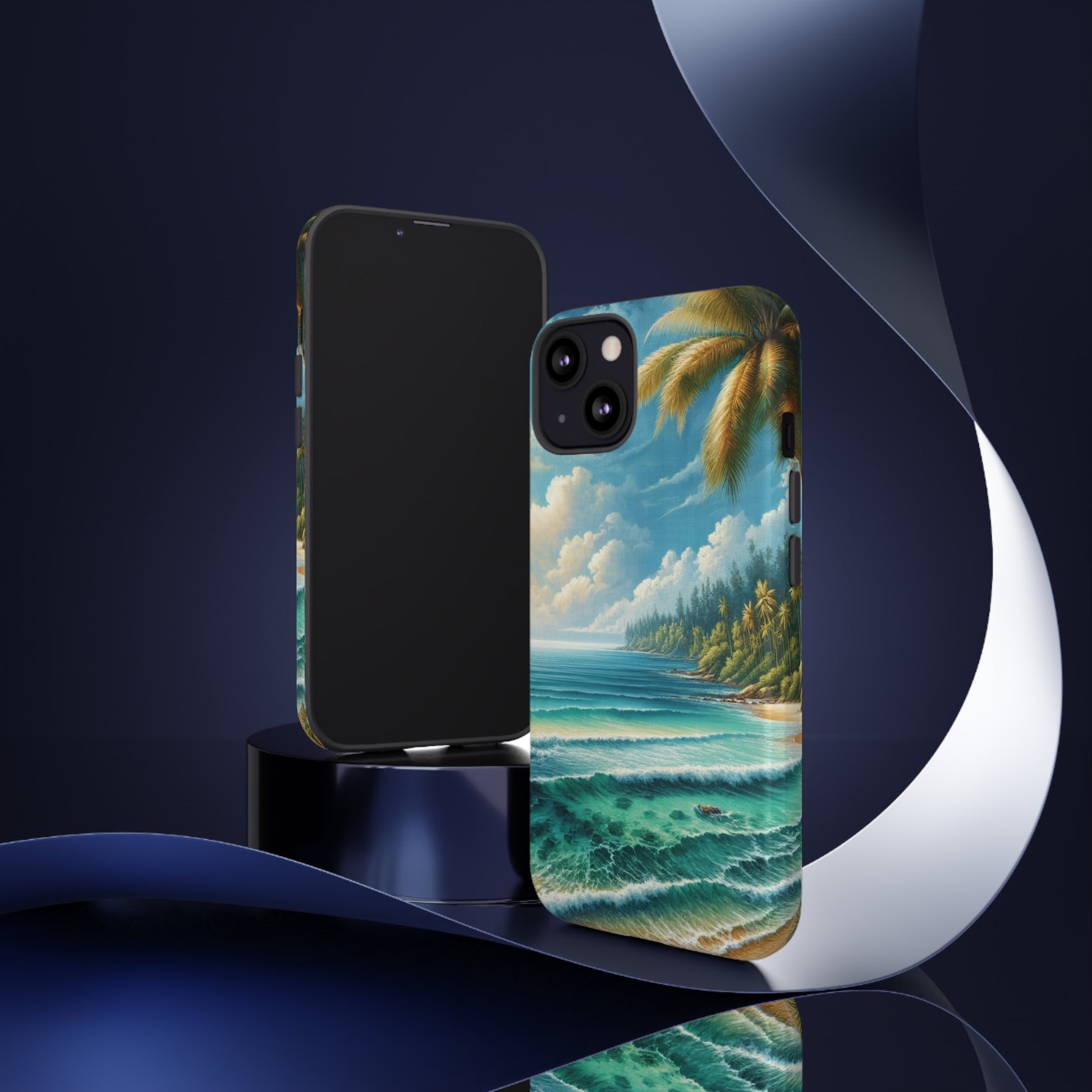 Coastal Serenity Ocean Beach View Protective Phone Case Gift for Her Phone 15, Samsung iPhone Samsung Gift for Her Case iPhone 15, Samsung iPhone Samsung Accessory Gift for Her.